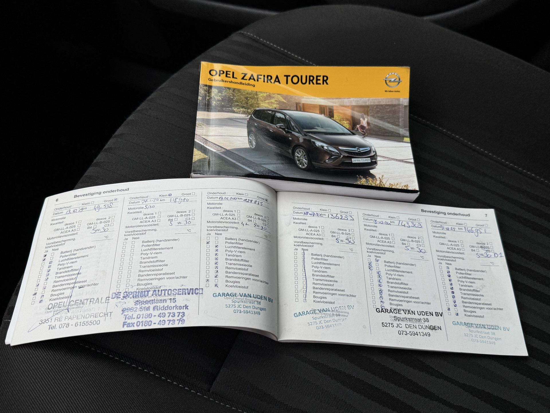 Foto van Opel Zafira Tourer