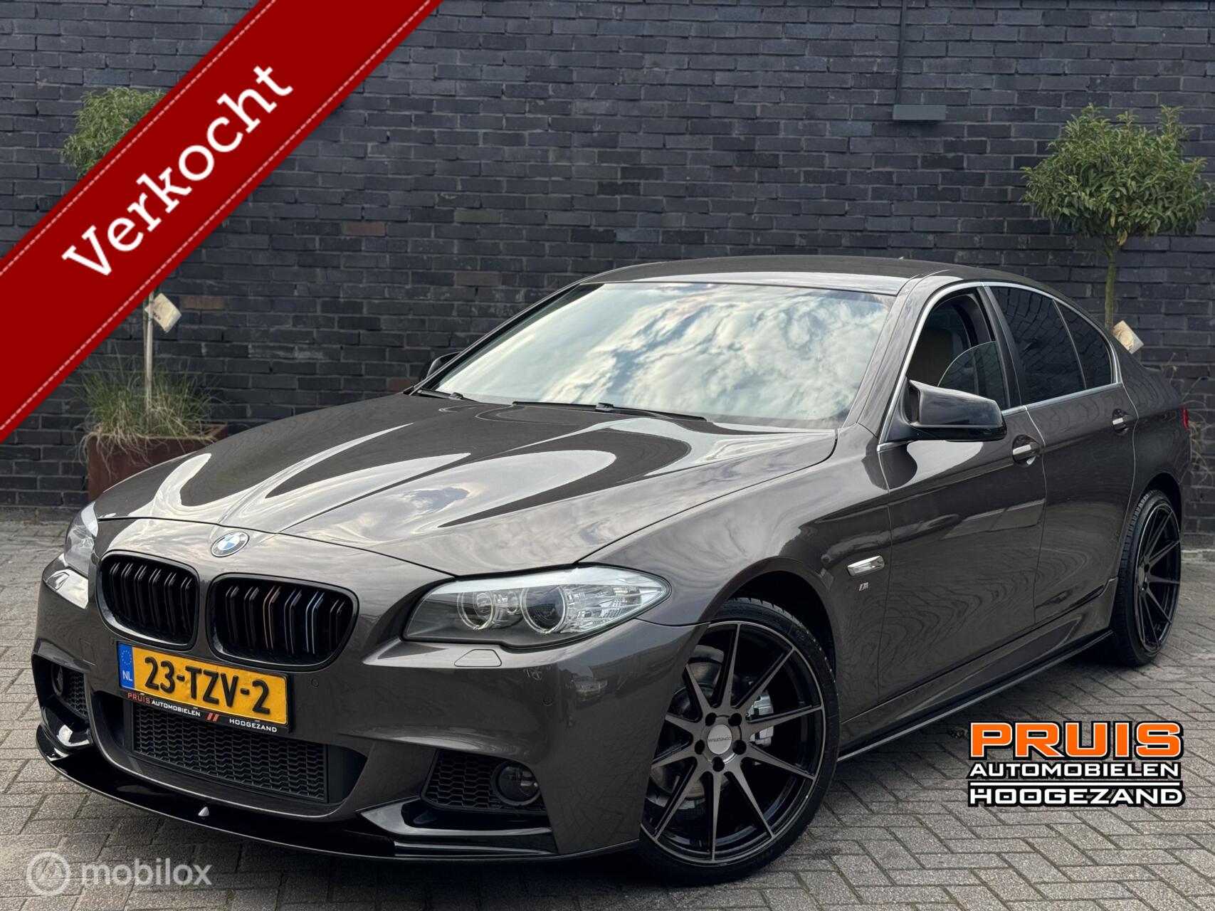 BMW 5-serie 520d High Executive M Pakket -LEDER-8TRAPS *INRUIL MOGELIJK* 2012 - voorkant