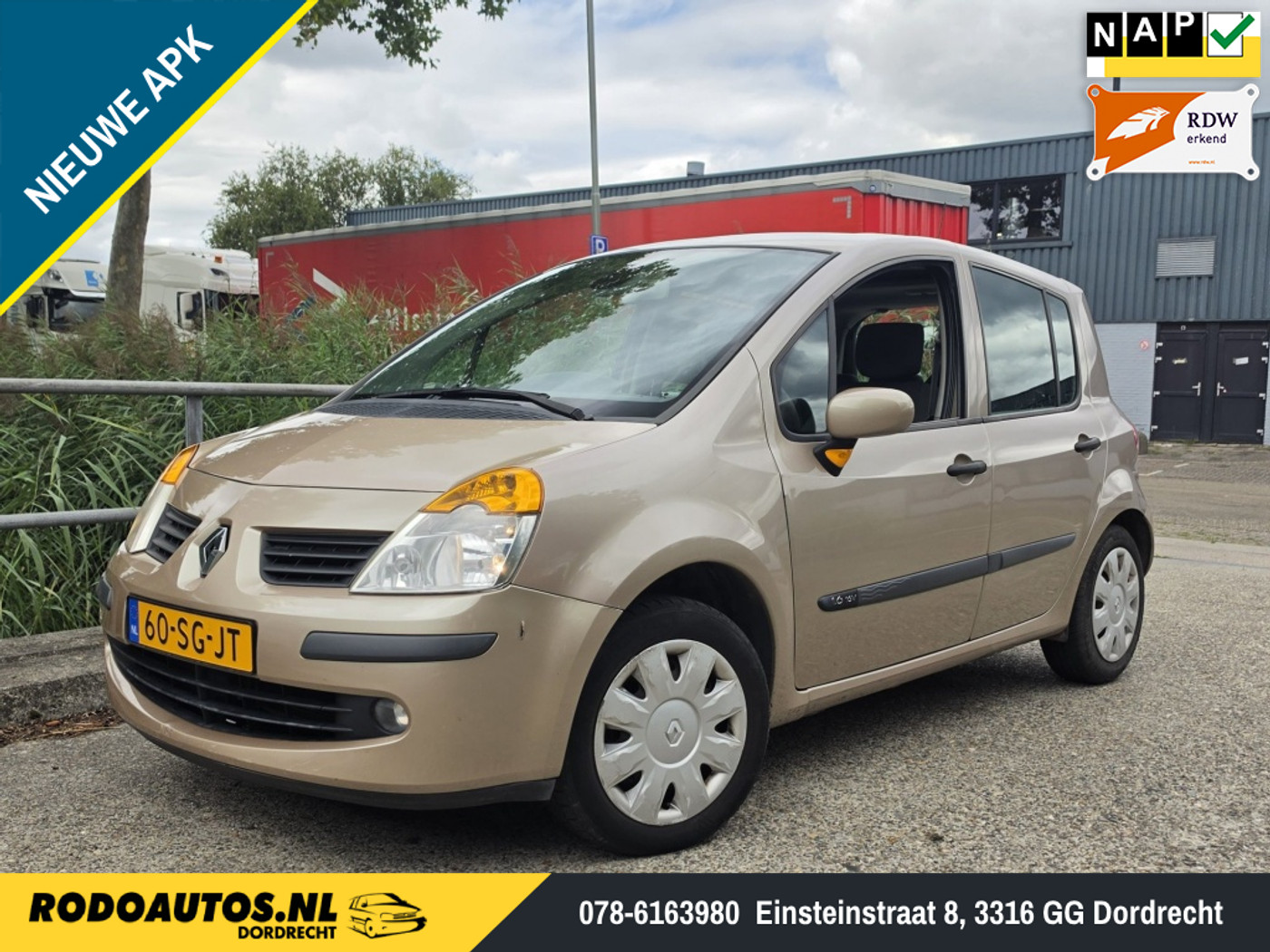 Renault Modus 1.6-16V Privilège Airco/Schuifdak ✅ 2005 - voorkant