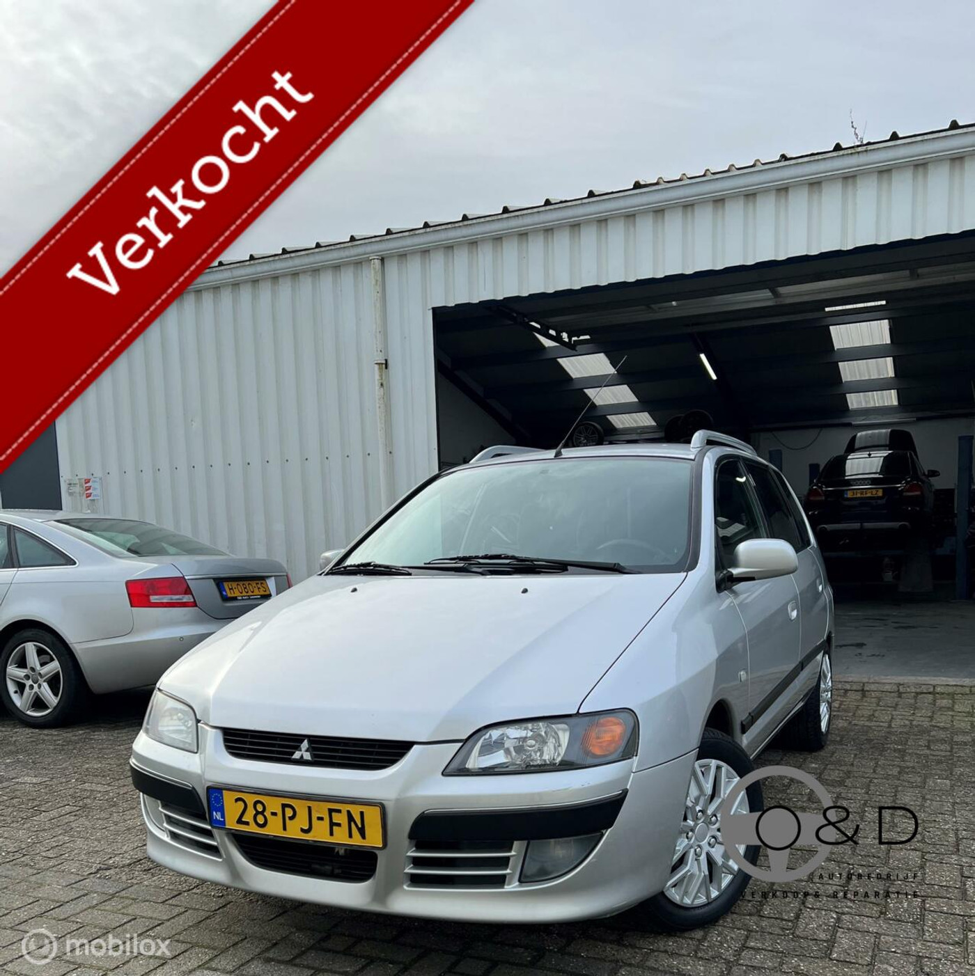 Mitsubishi Space Star 1.6 Invite Silver |Airco|APK 01-2024 2004 - voorkant