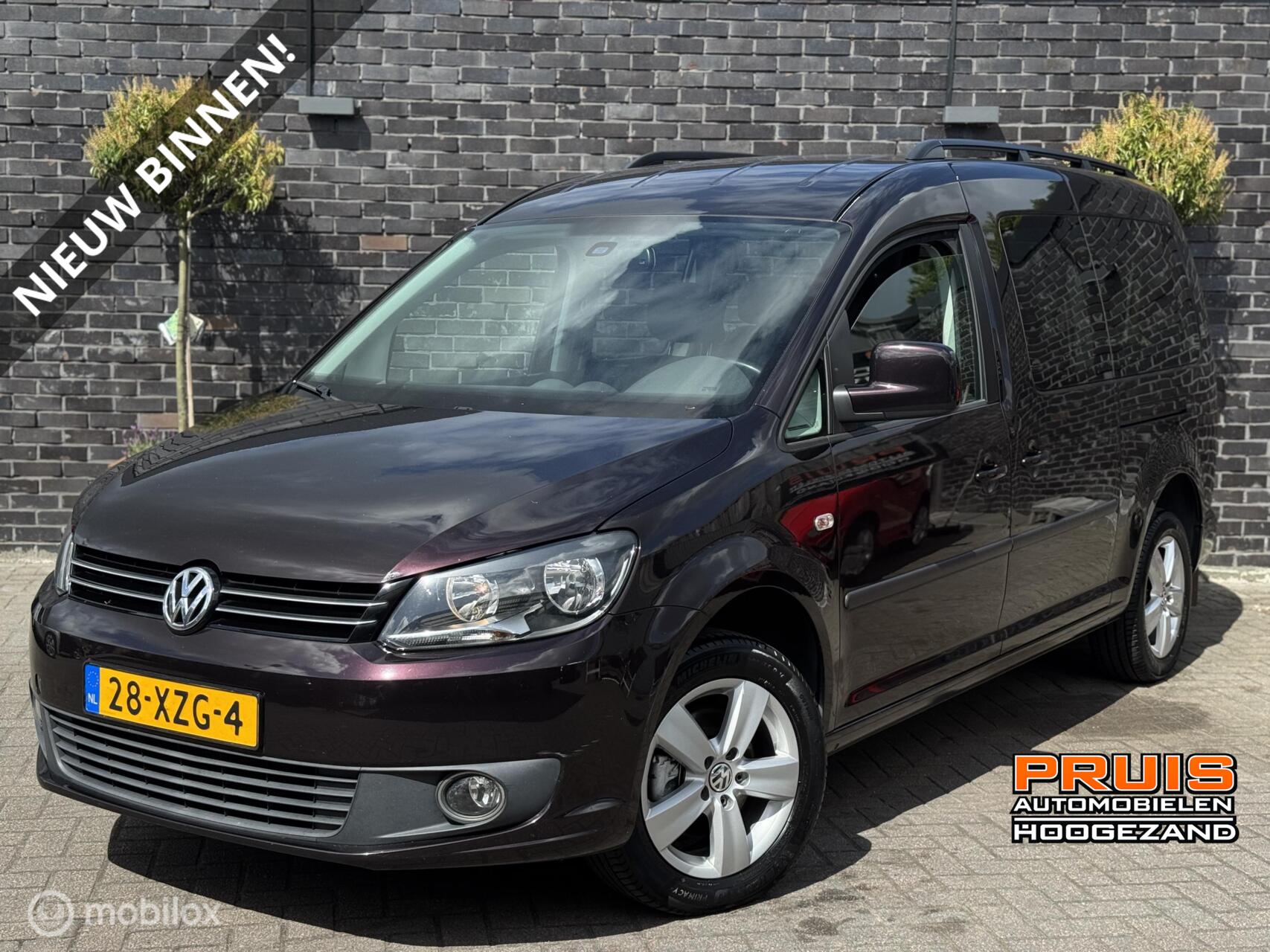 Volkswagen Caddy Maxi 1.2 TSI Highline -CLIMA- *DUBBELE SCHUIFD* 2012 - voorkant