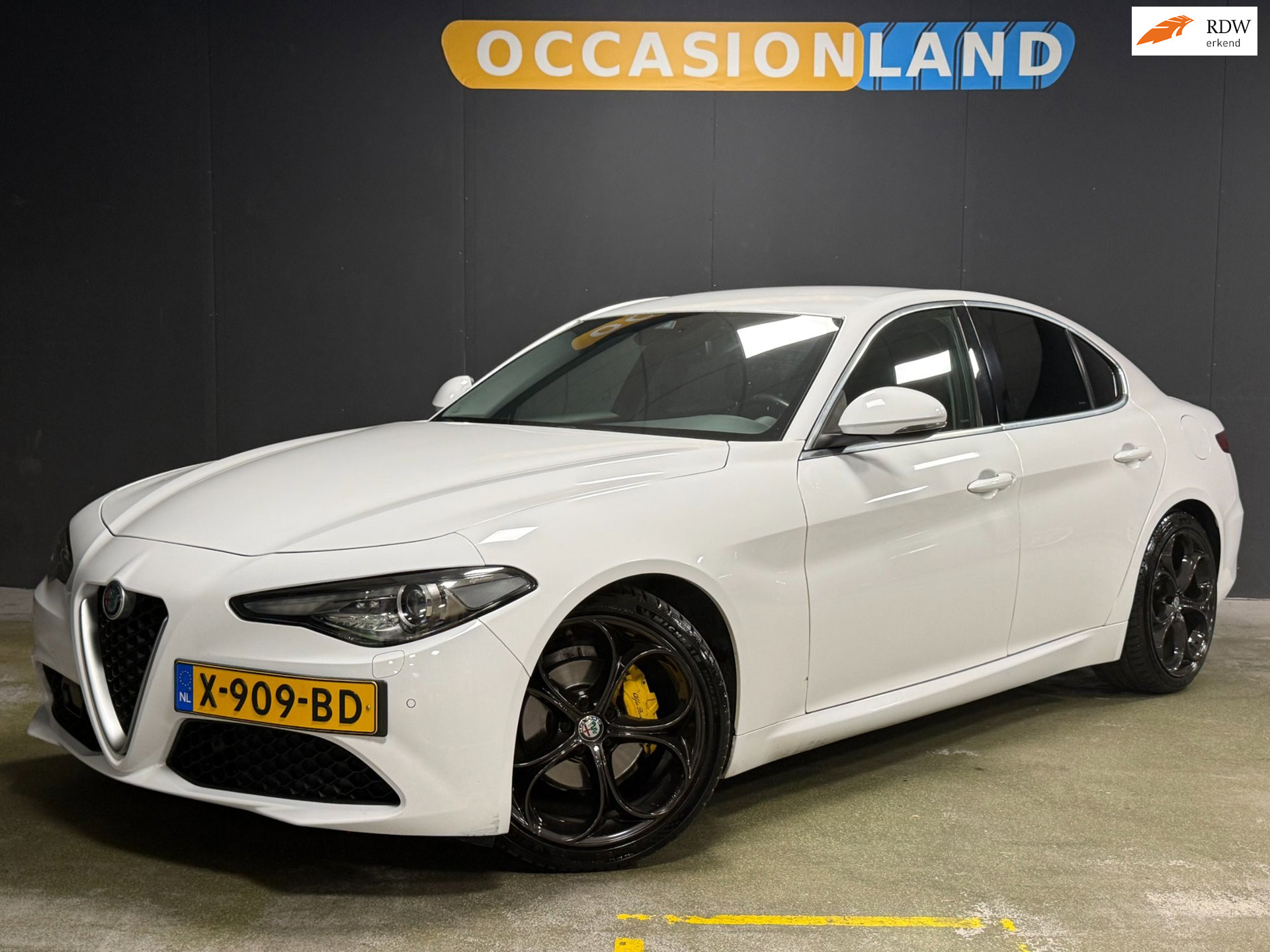 Alfa Romeo Giulia 2.0T Super|LEDER|MEMORY|LED|STOELV|STUURV|CRUISE|CAMERA|BLUETOOTH|19INCH| 2017 - voorkant