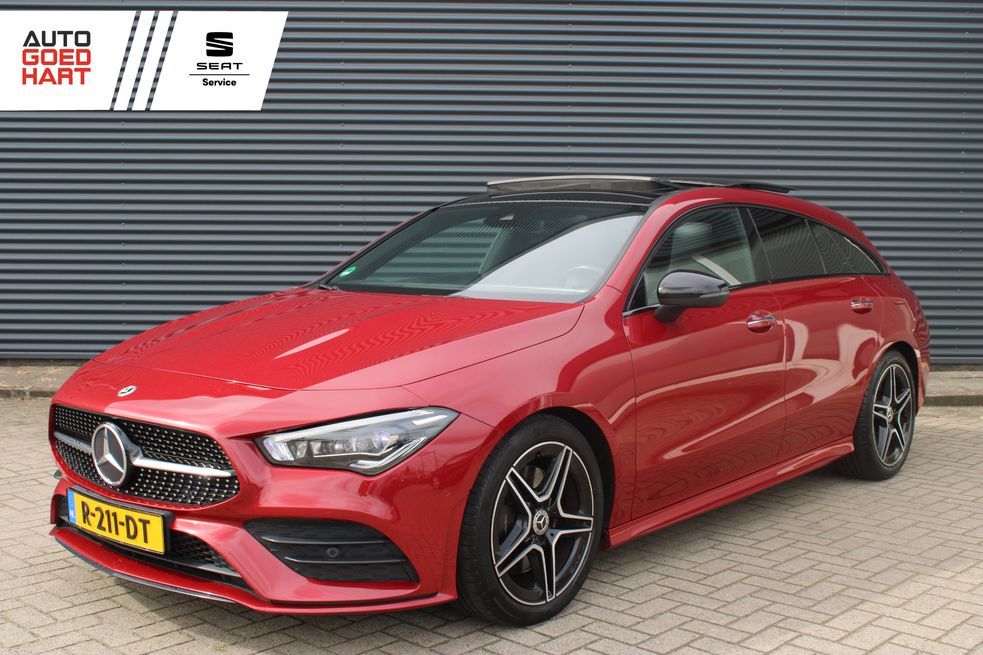 Mercedes-Benz Cla 200 200 Business Solution AMG Panoramadak Sfeerverlichting Camera 2022 - voorkant