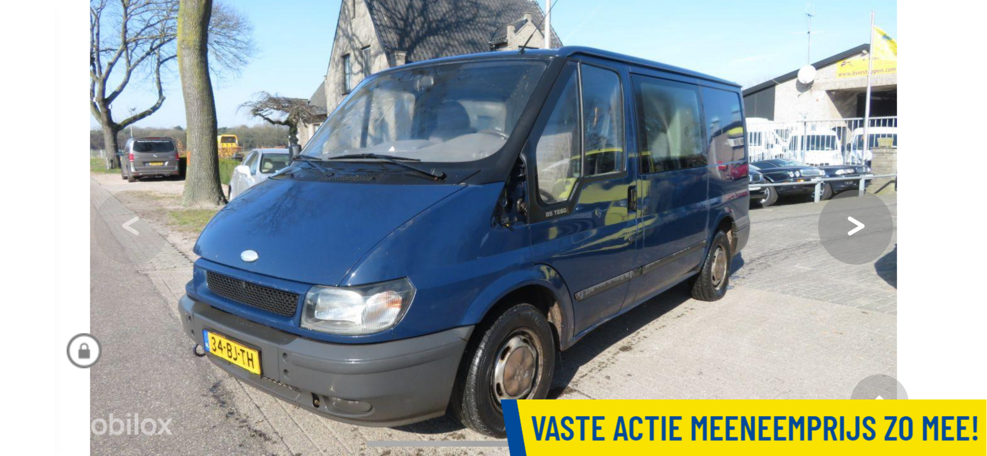 Ford Transit 260S 2.0TDdi SHD DC 2003 - voorkant