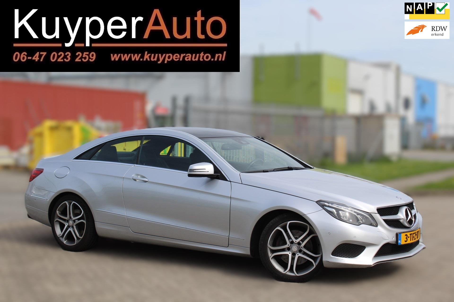 Mercedes-Benz E 200 200 Prestige AUTOMAAT VOL LEDER NAP CAMERA 2014 - voorkant