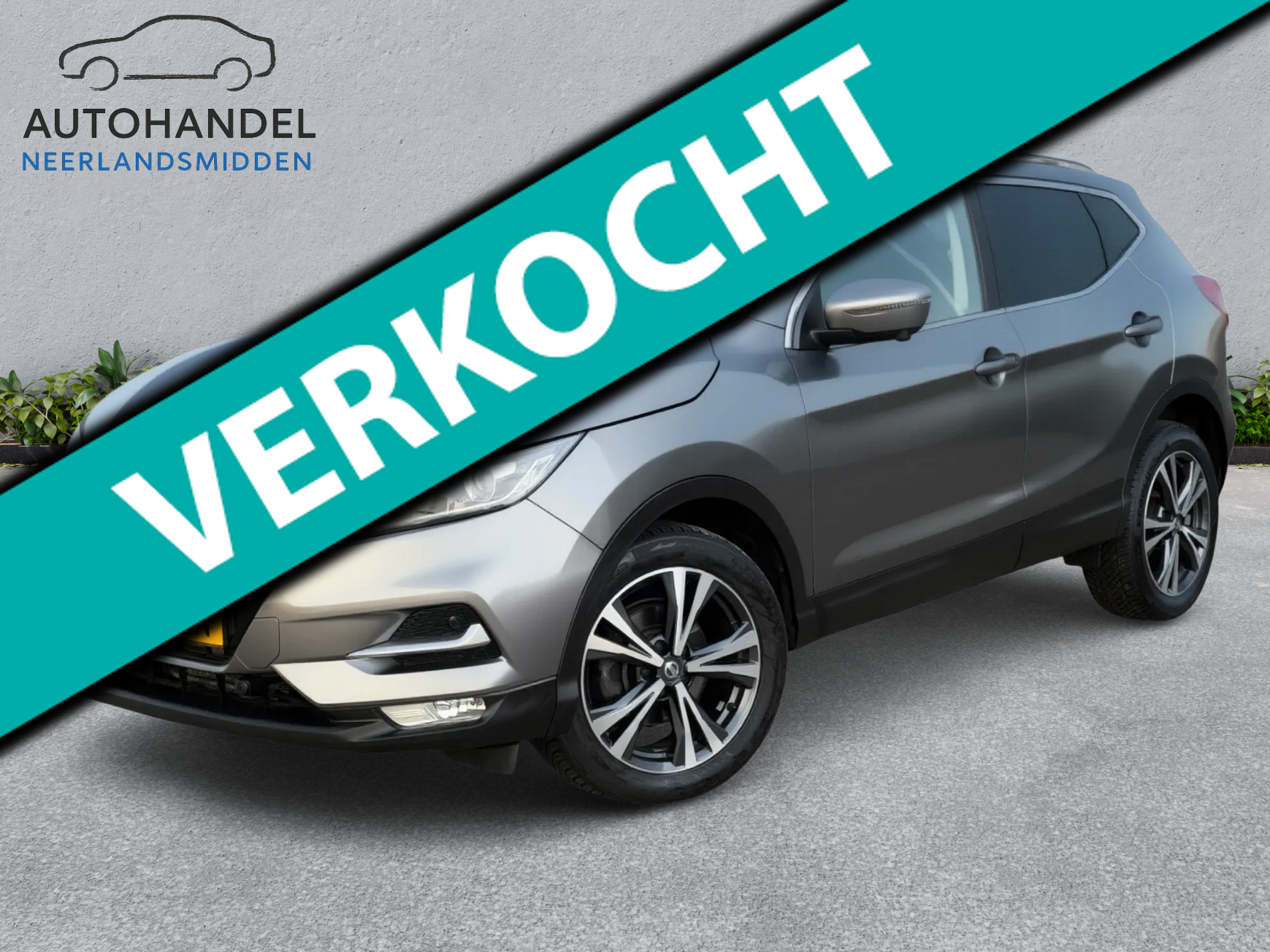 Nissan Nissan Qashqai 1.2 N-Connecta navi pano 360 camera 2017 - voorkant