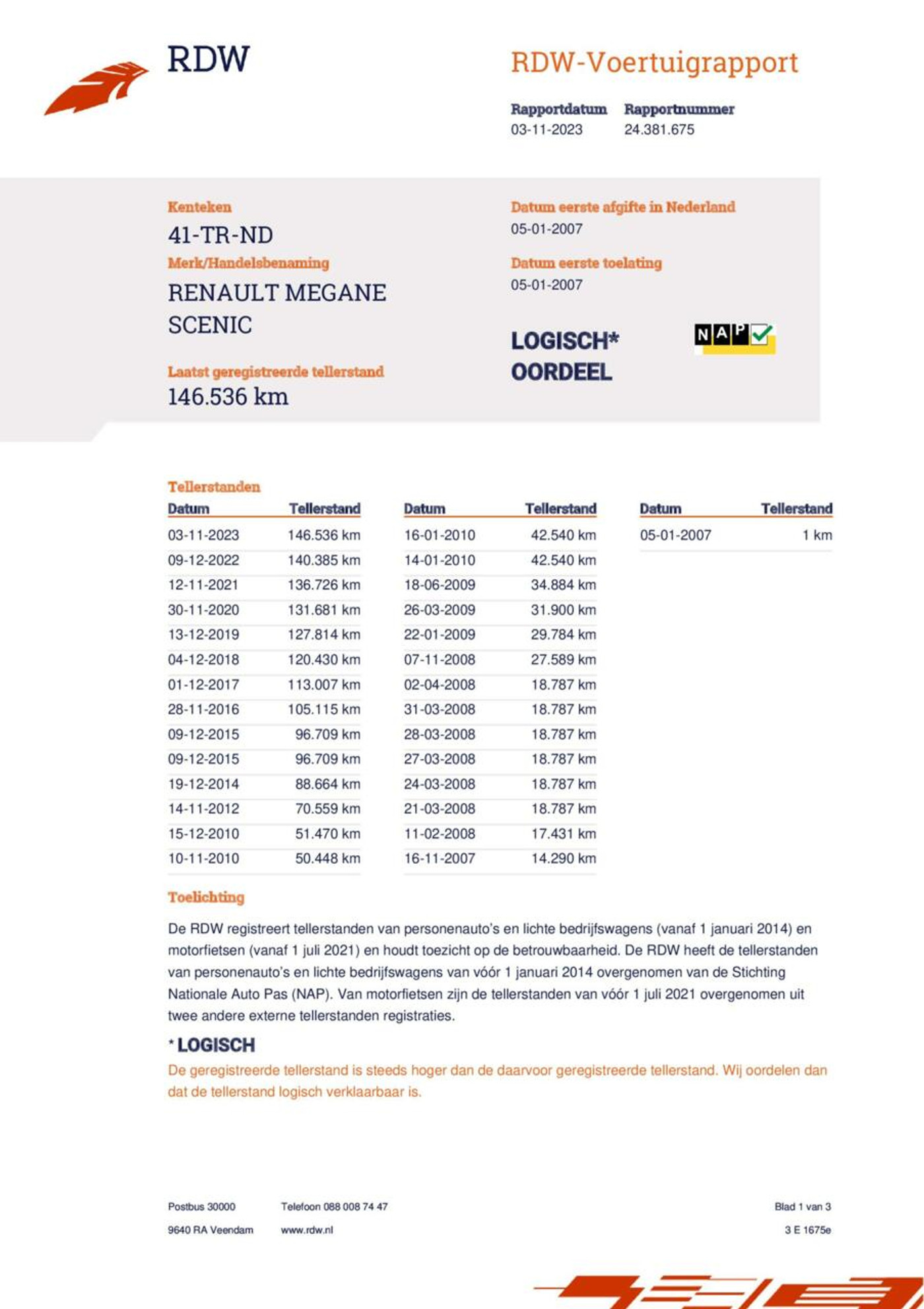 Foto van Renault Scenic