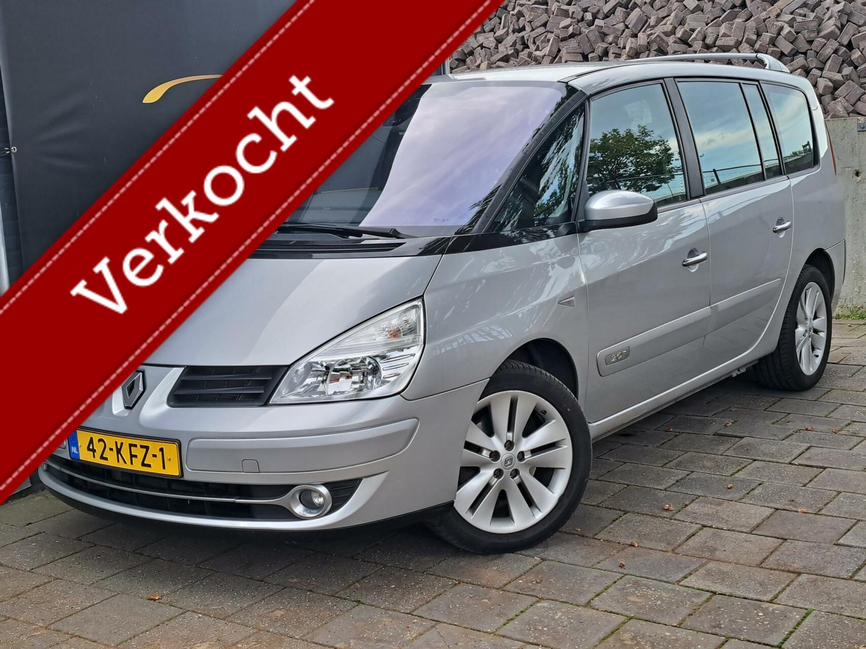 Renault Espace 2.0 T 7 Zits/Leer/Navi/18''/Trekhk/NAP/170 PK 2009 - voorkant