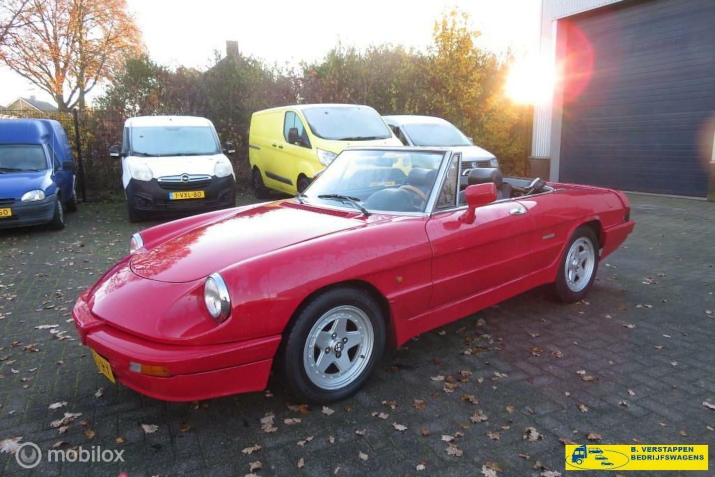 Alfa Romeo Spider SPIDER Q.V. 2.0 CABRIOLET 1989 - voorkant
