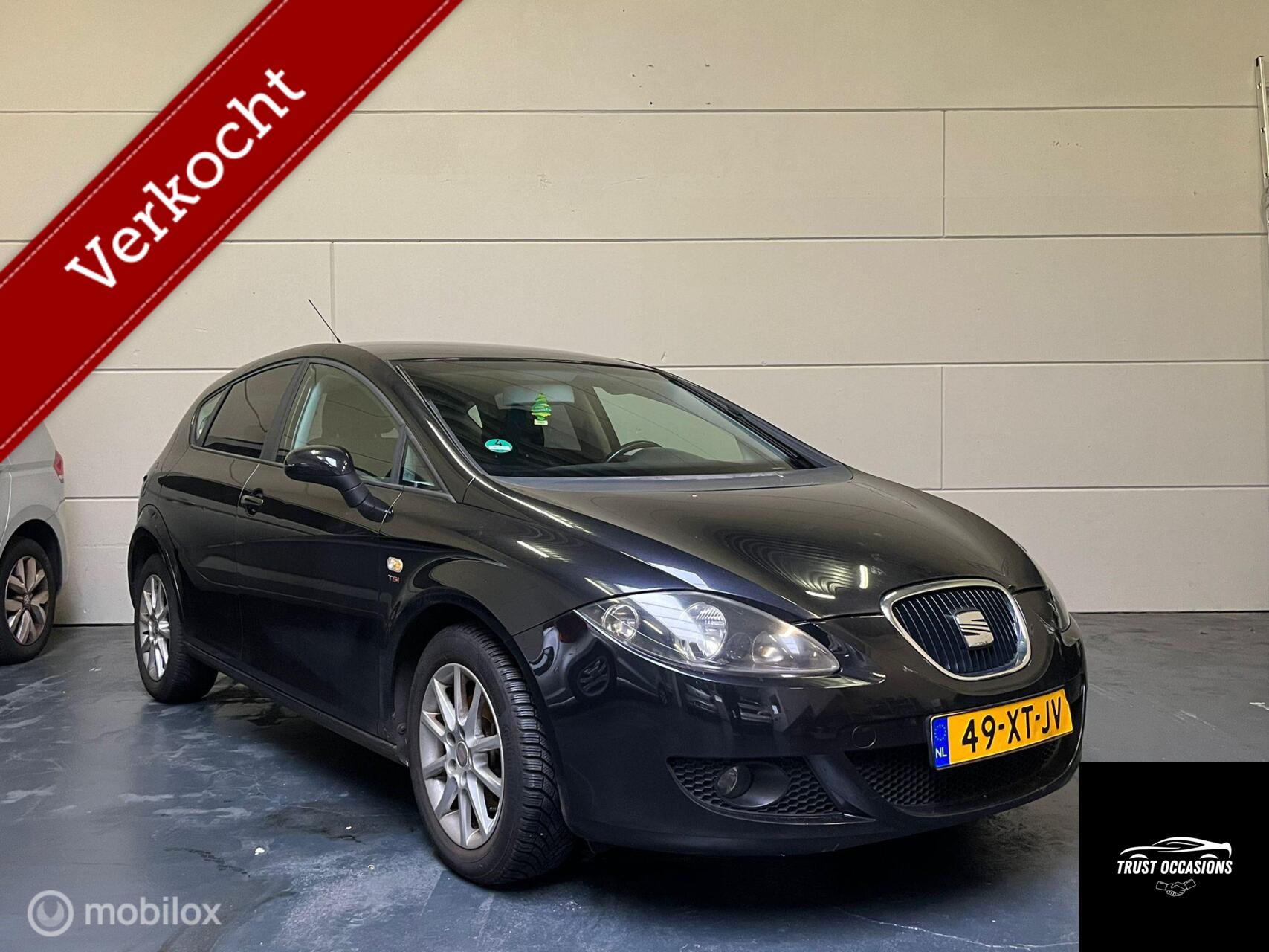 Seat Leon 1.8 TFSI FR Sport-up cruise NAP oliepomp defect LEES BESVHRIJVING Elektr STUURBEDIENING 2007 - voorkant