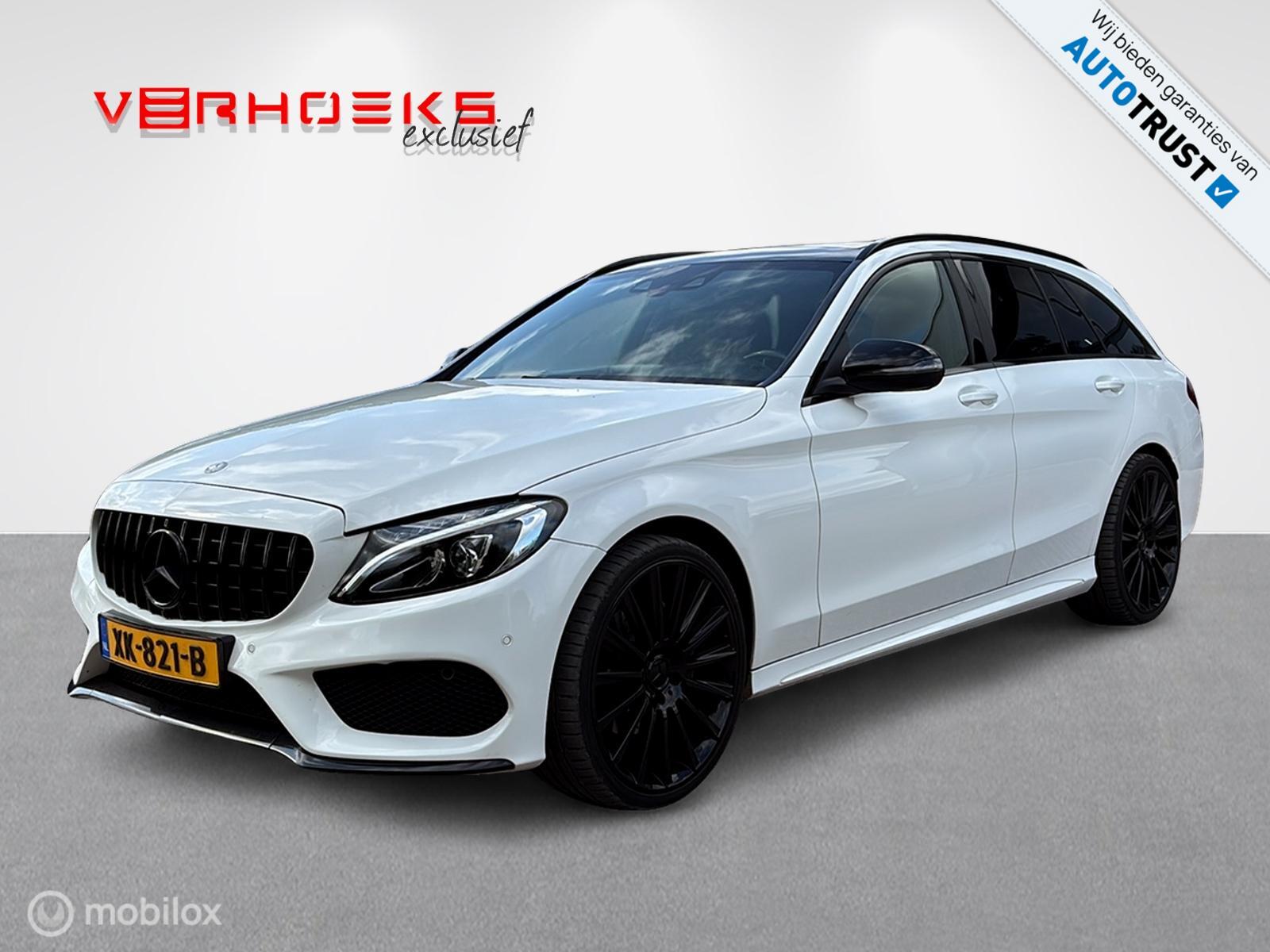 Mercedes-Benz C 200 200 Prestige AMG/PANO/LEER/HEAD-UP 2015 - voorkant