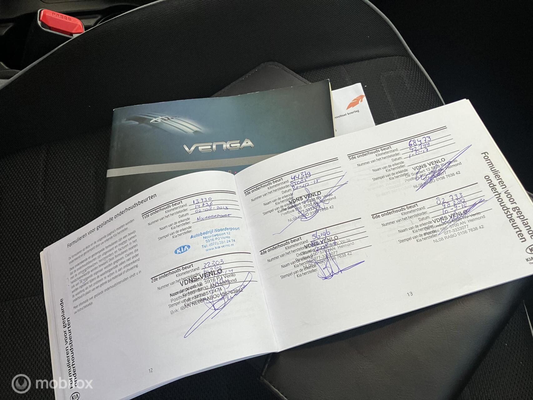 Foto van Kia Venga