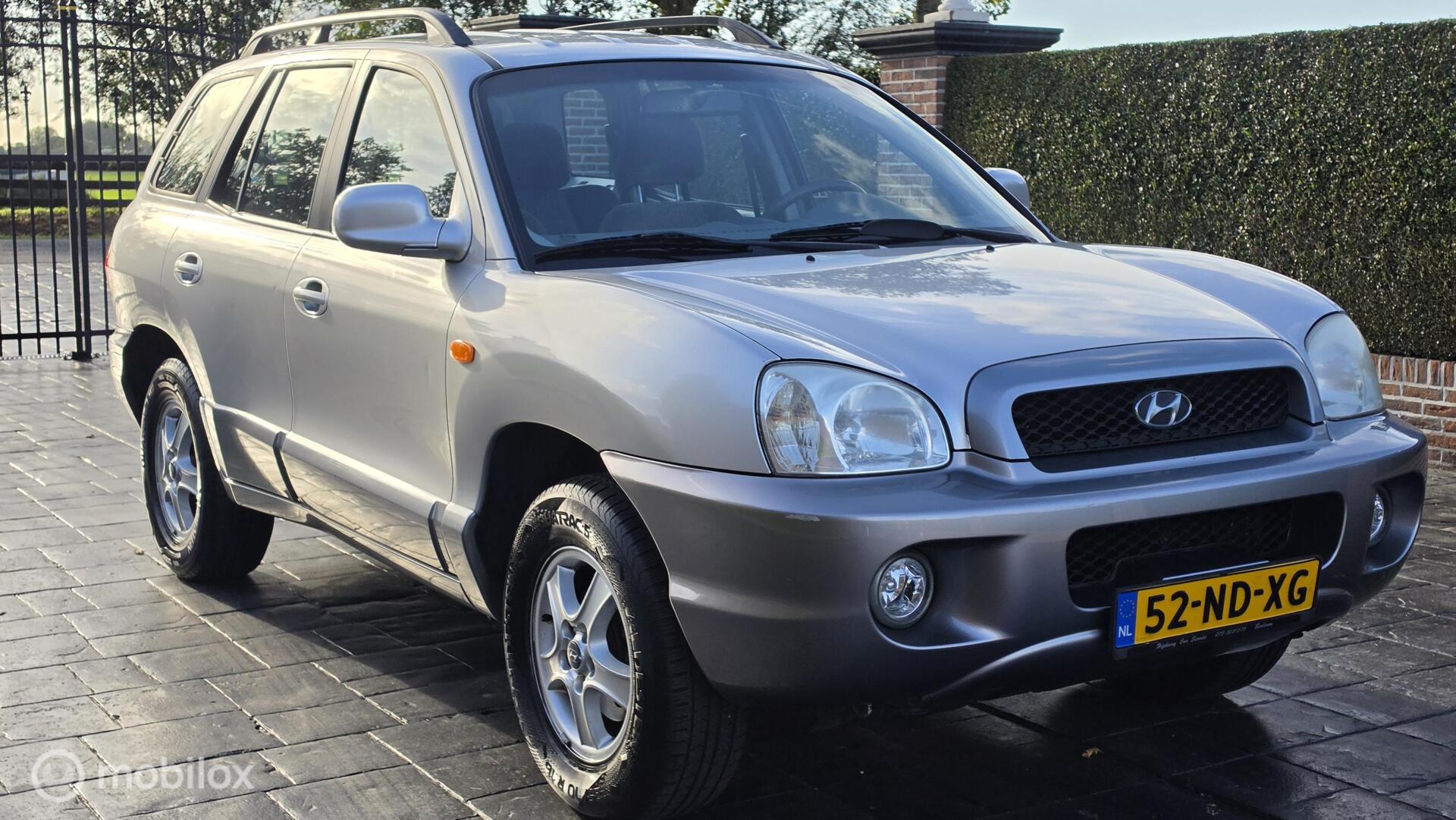 Hyundai Santa Fe 2.7i-24V 4WD V6 Automaat 1e Eigenaar+APK. 2003 - voorkant