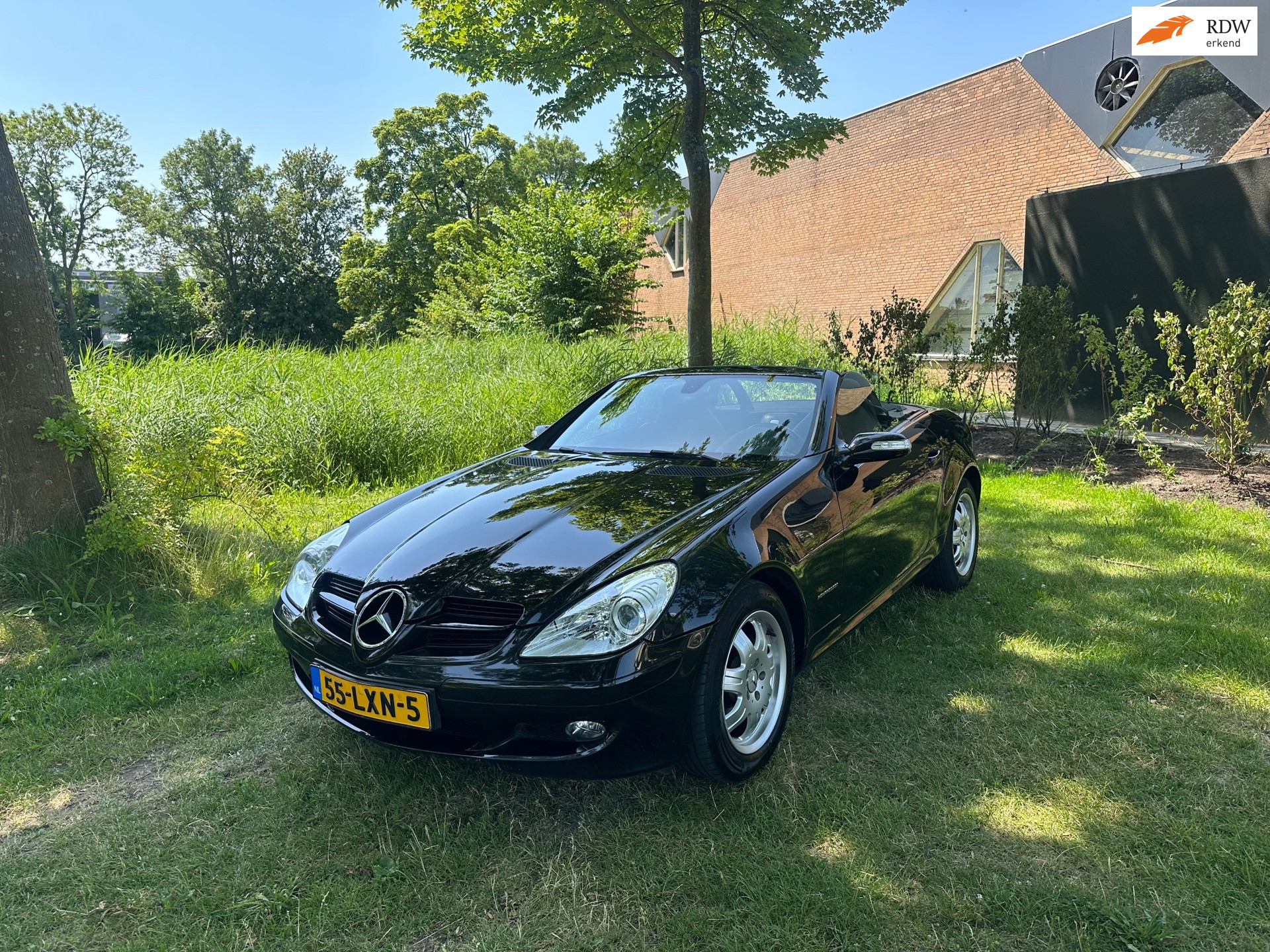 Mercedes-Benz SLK 200 Kompressor 200 K. Cabrio Airco Carplay NW APK Stoelverwarming vol!!! 2004 - voorkant