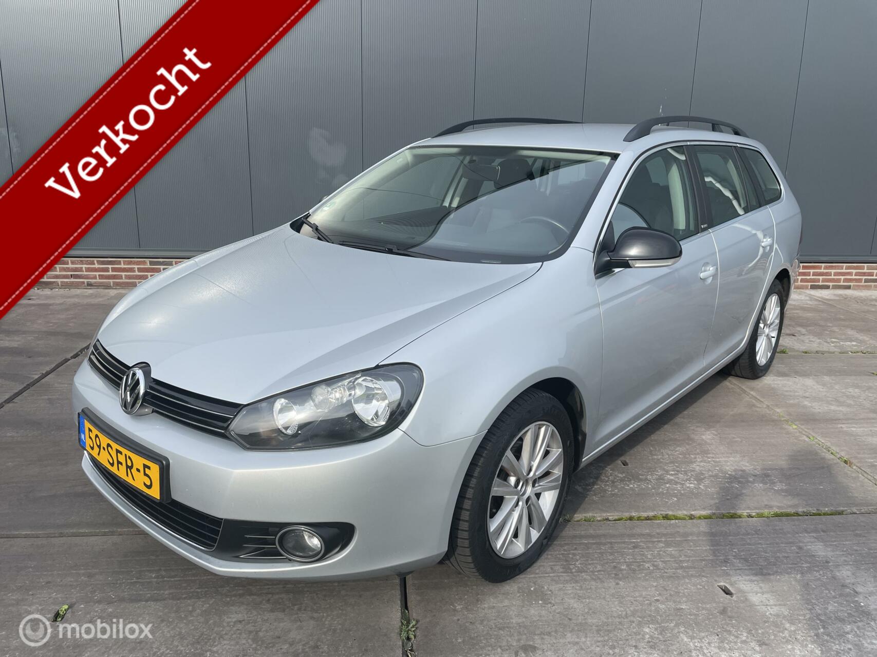 Volkswagen Golf Variant 1.6 TDI Style BlueMotion BTW auto!! 2011 - voorkant