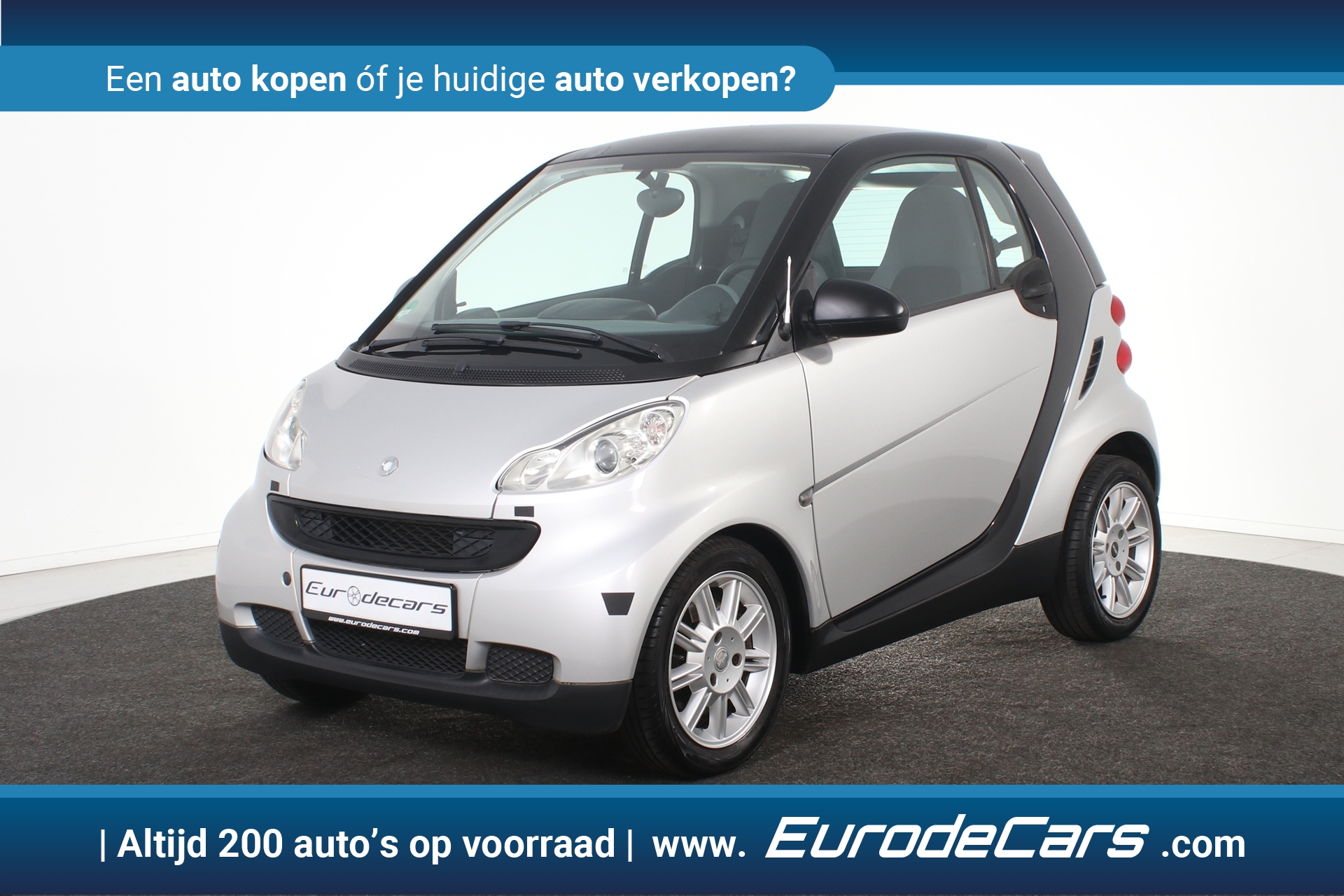 Smart Fortwo Coupe MHD 1.0 mhd Pure *Airco*APK Nieuw* 2010 - voorkant