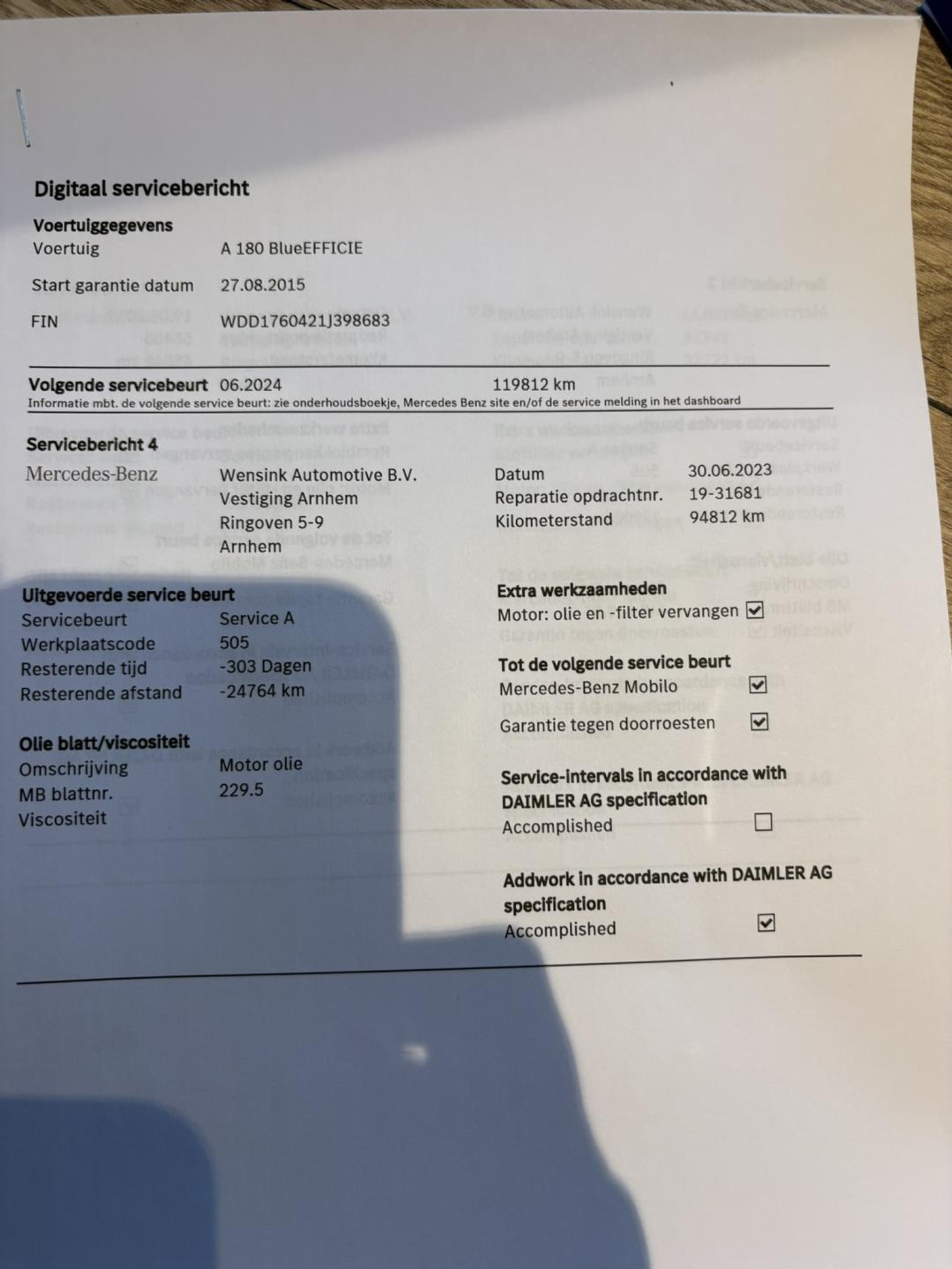 Foto van Mercedes-Benz A-klasse