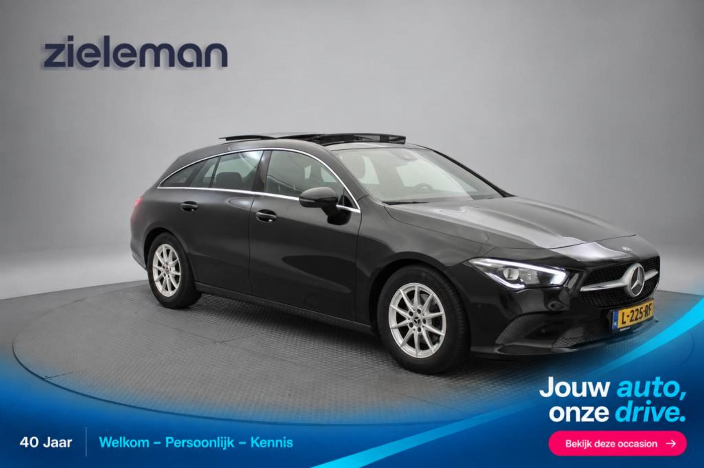 Mercedes-Benz Cla 180 Shooting Brake 180 Business Solution Automaat - Panorama, Carplay, Camera, Stoelverw. 2021 - voorkant
