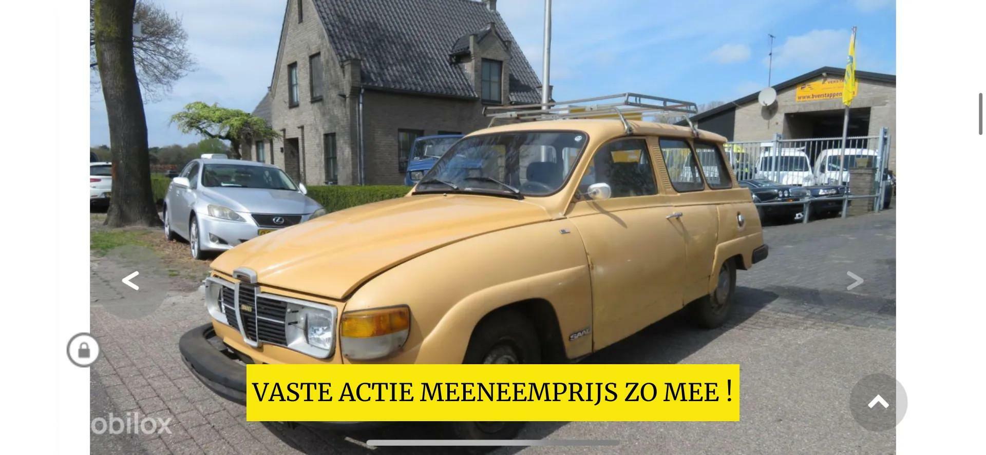 Saab 9-5 L V4 station 1975 - voorkant