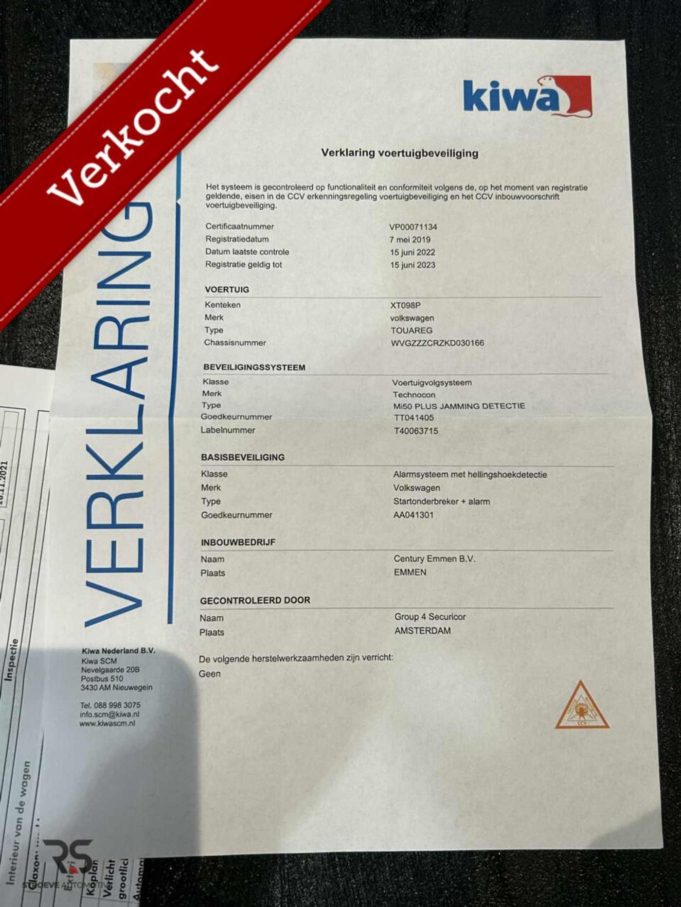 Foto van Volkswagen Touareg