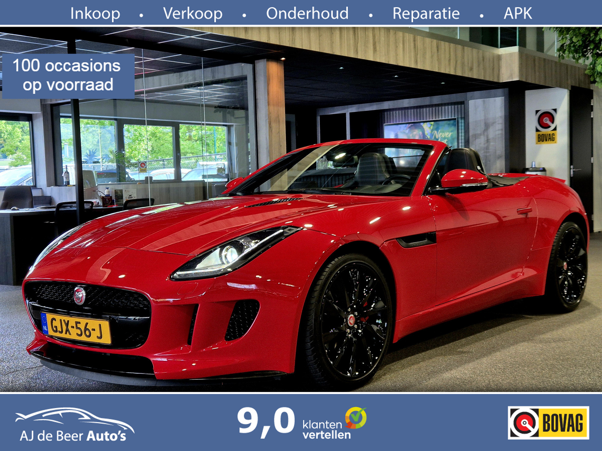 Jaguar Jaguar F-type 3.0 V6 Convertible 2014 - voorkant