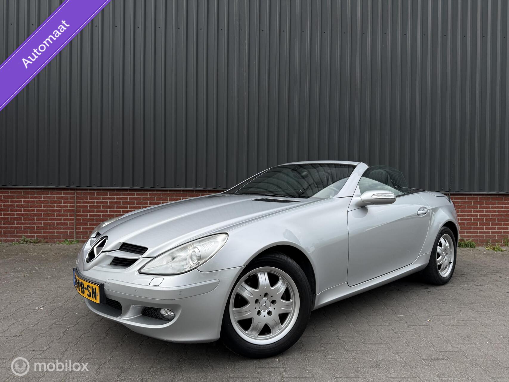 Mercedes-Benz SLK 200 Kompressor 200 K Automaat Xenon Navi Cruise NL Auto Leer Nekverwarming 114.000Km 2004 - voorkant