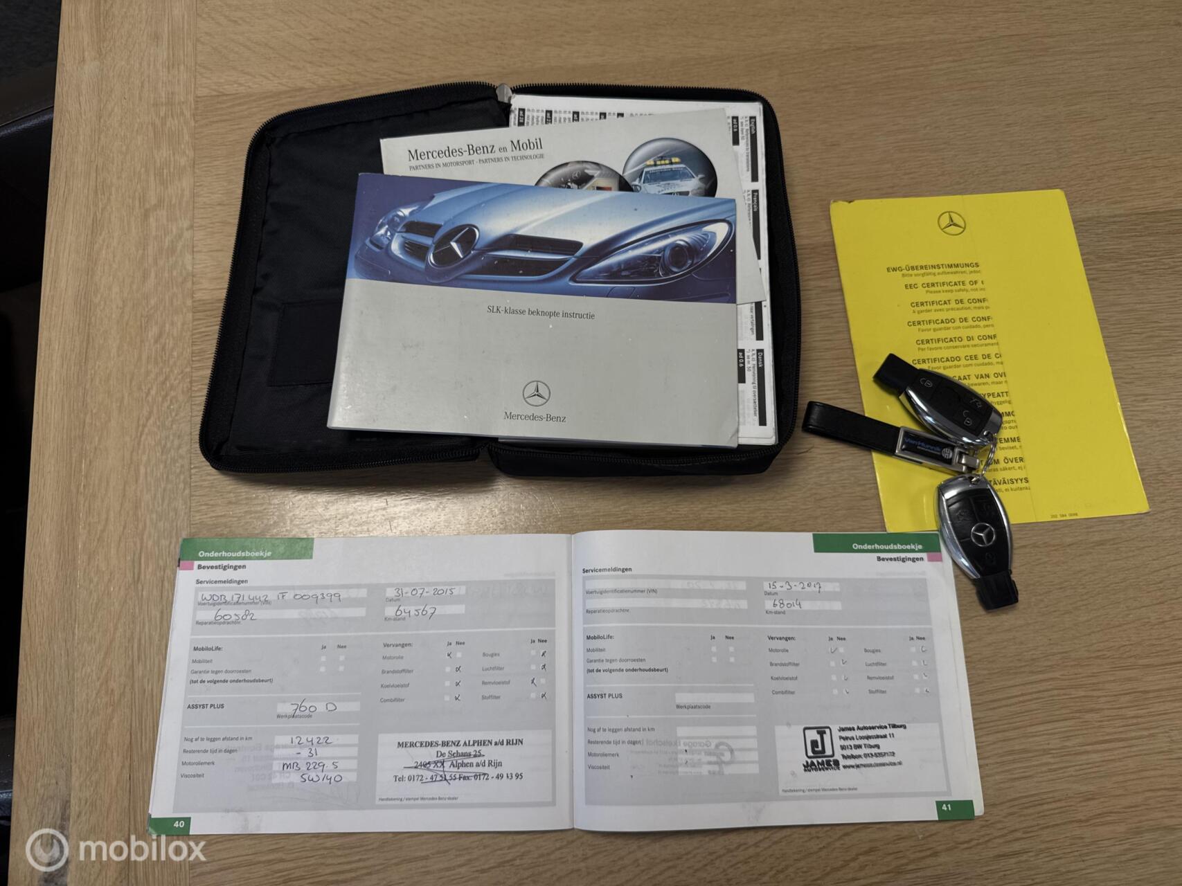 Foto van Mercedes-Benz SLK 200 Kompressor