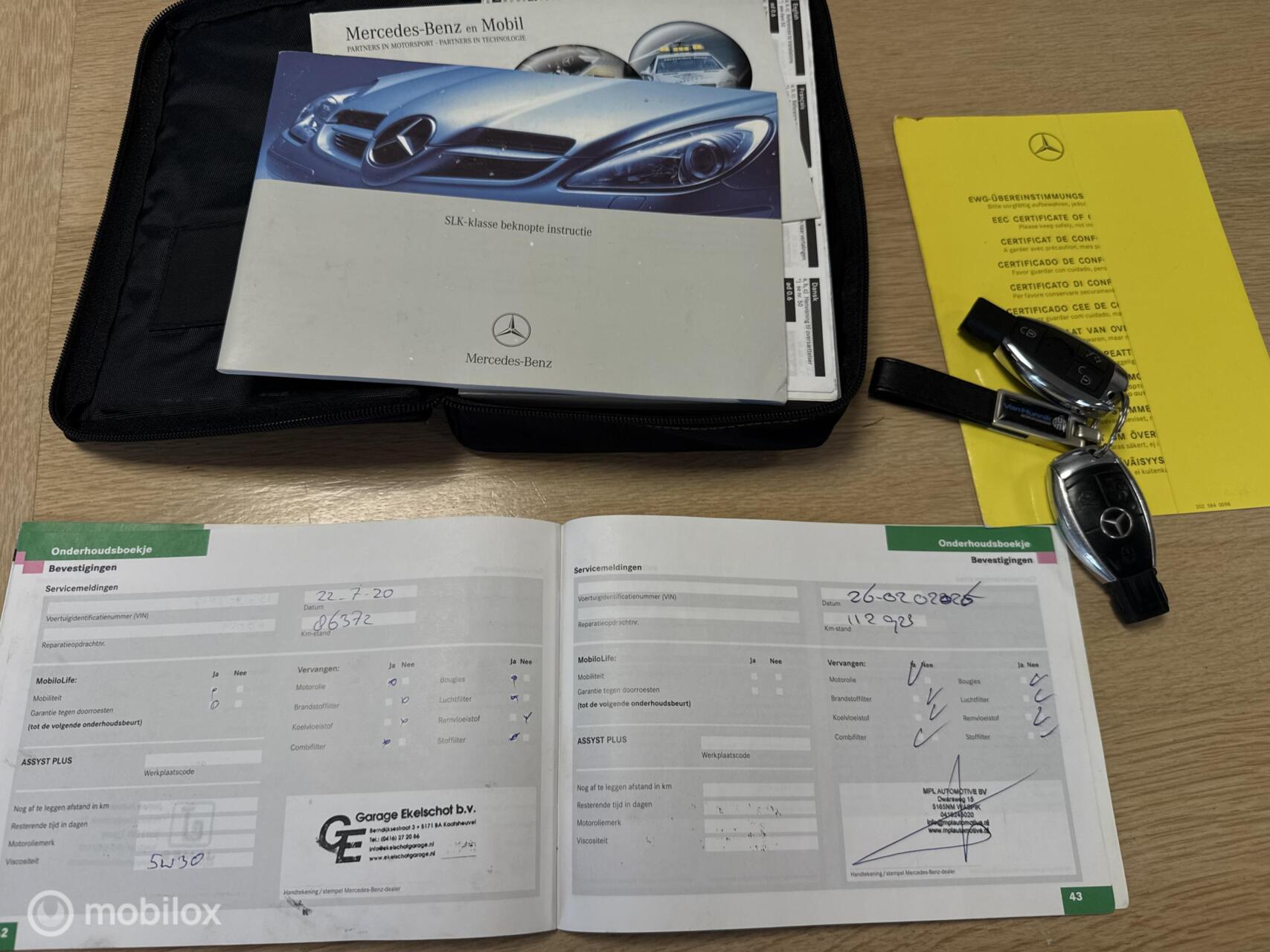 Foto van Mercedes-Benz SLK 200 Kompressor