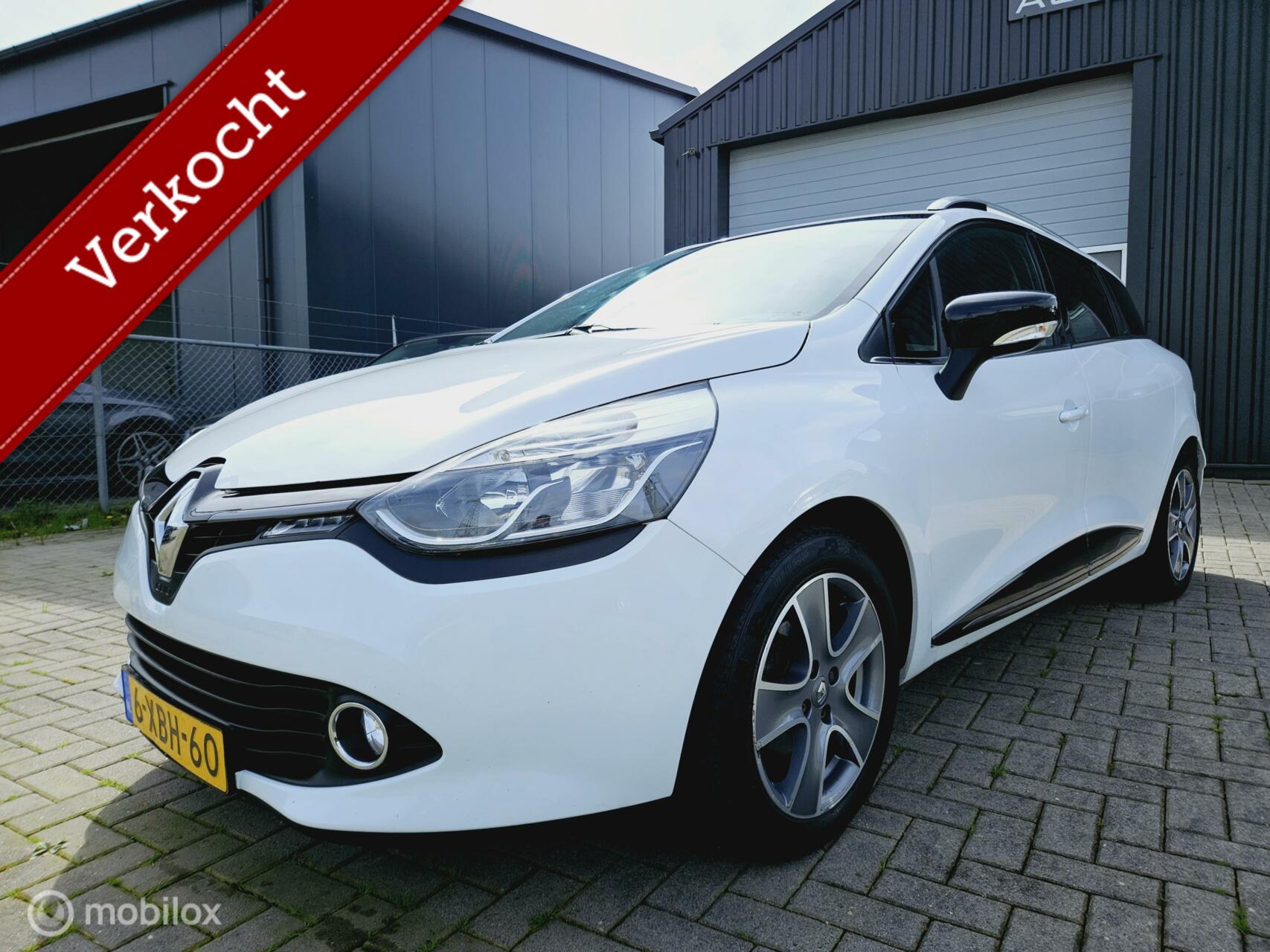 Renault Clio Estate 0.9 TCe Night&Day AIRCO APK 04/2025 VASTEPRIJS 2014 - voorkant