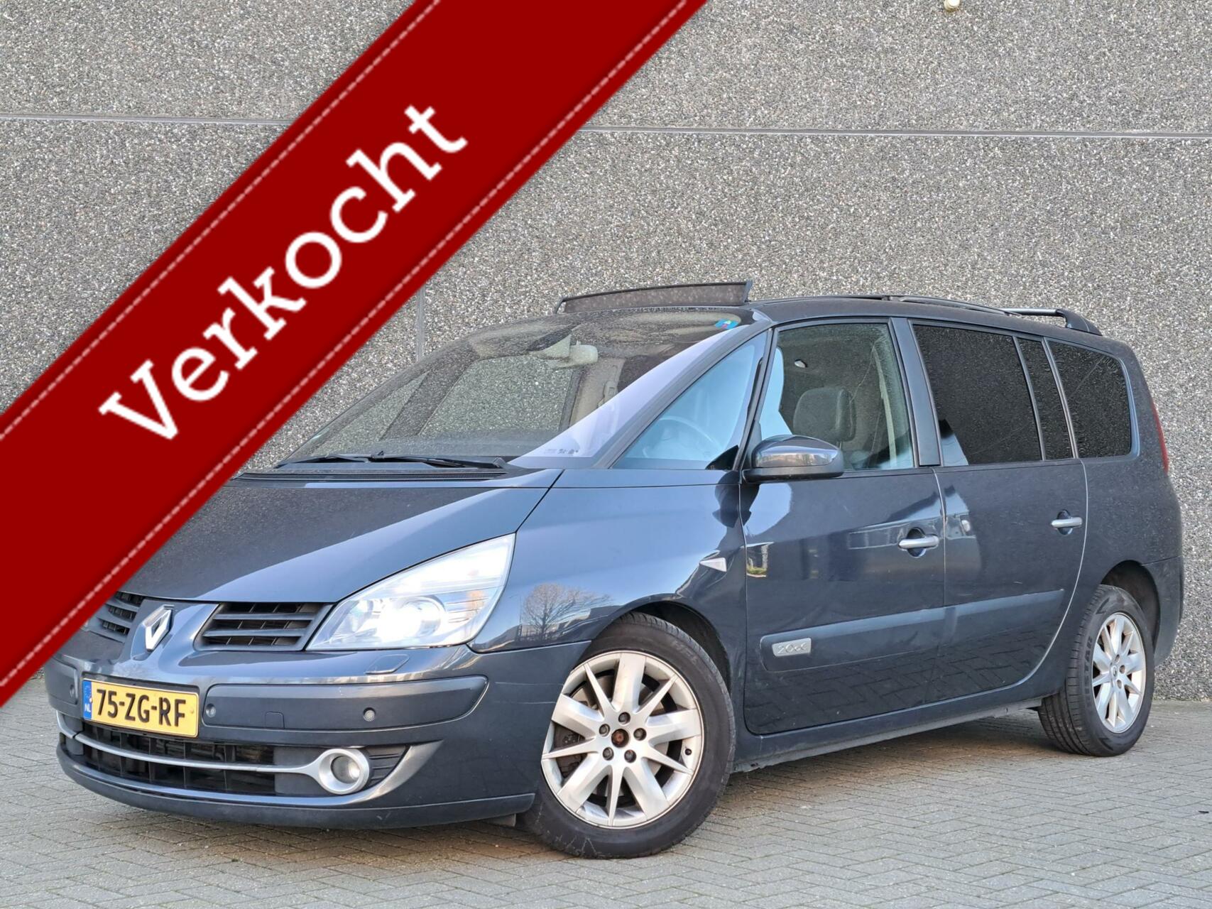 Renault Espace 2.0 dCi 6 Zits/Pano/Half Leer/173PK/Navi/Vol! 2008 - voorkant