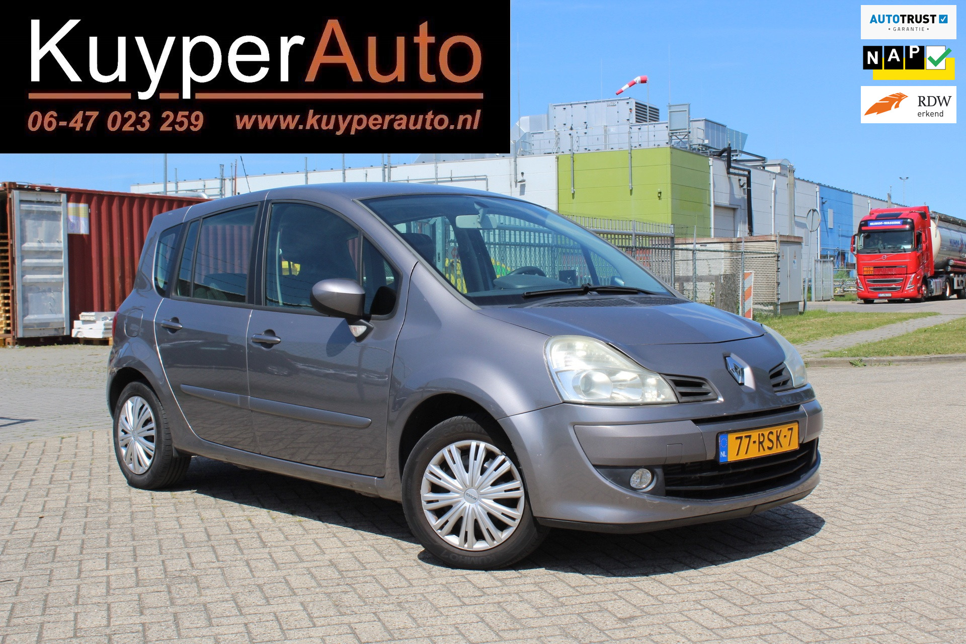 Renault Modus 1.2 TCE Dynamique NAP... KOUDE AIRCO,,CRUISE RIJKLAAR PRIJS 2011 - voorkant