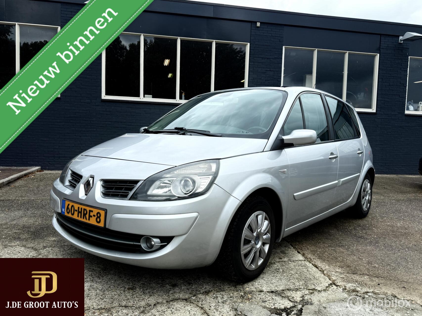 Renault Scenic 1.6-16V Business Line G3  GAS  CRUISE CONTROL - CLIMATE CONTROL - NAVI - PANODAK - APK 07-2026 2009 - voorkant