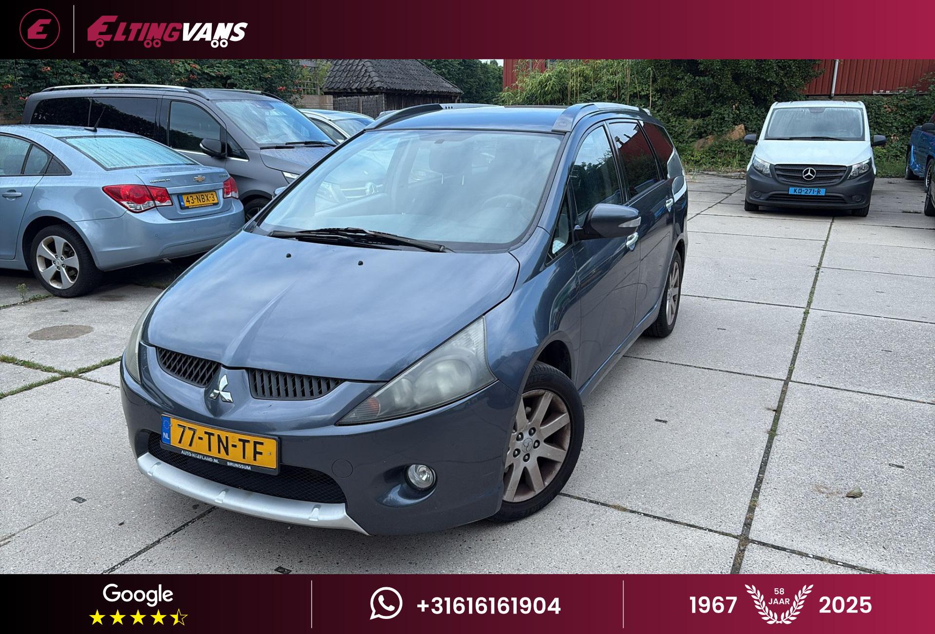 Mitsubishi Mitsubishi Grandis 2.4-16V 7 Zits 2006 - voorkant
