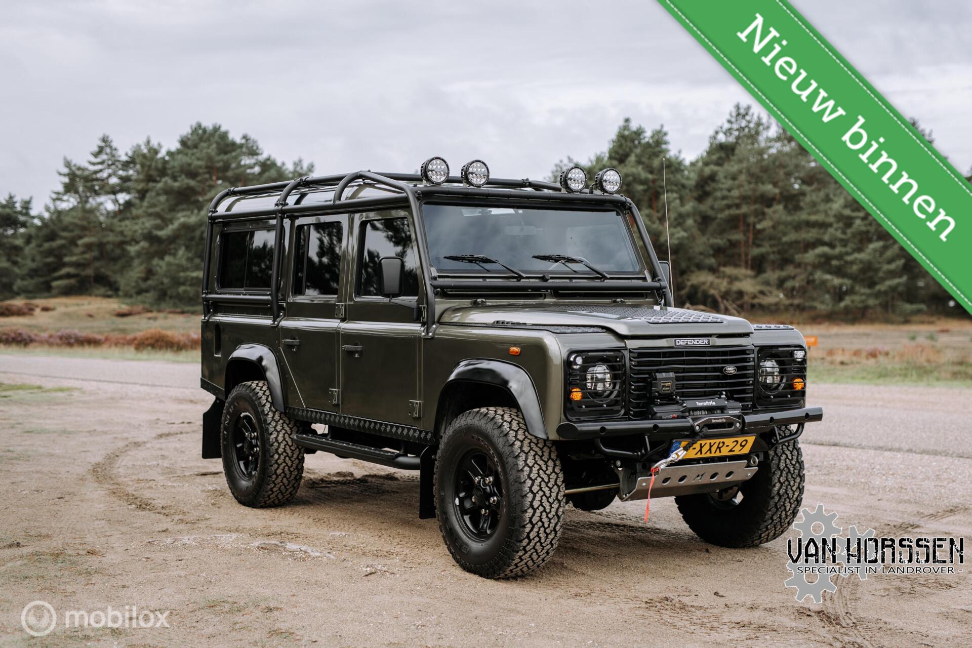 Land Rover Defender 110 4.0L V8 Benzine – Unieke uitvoering! 2003 - voorkant