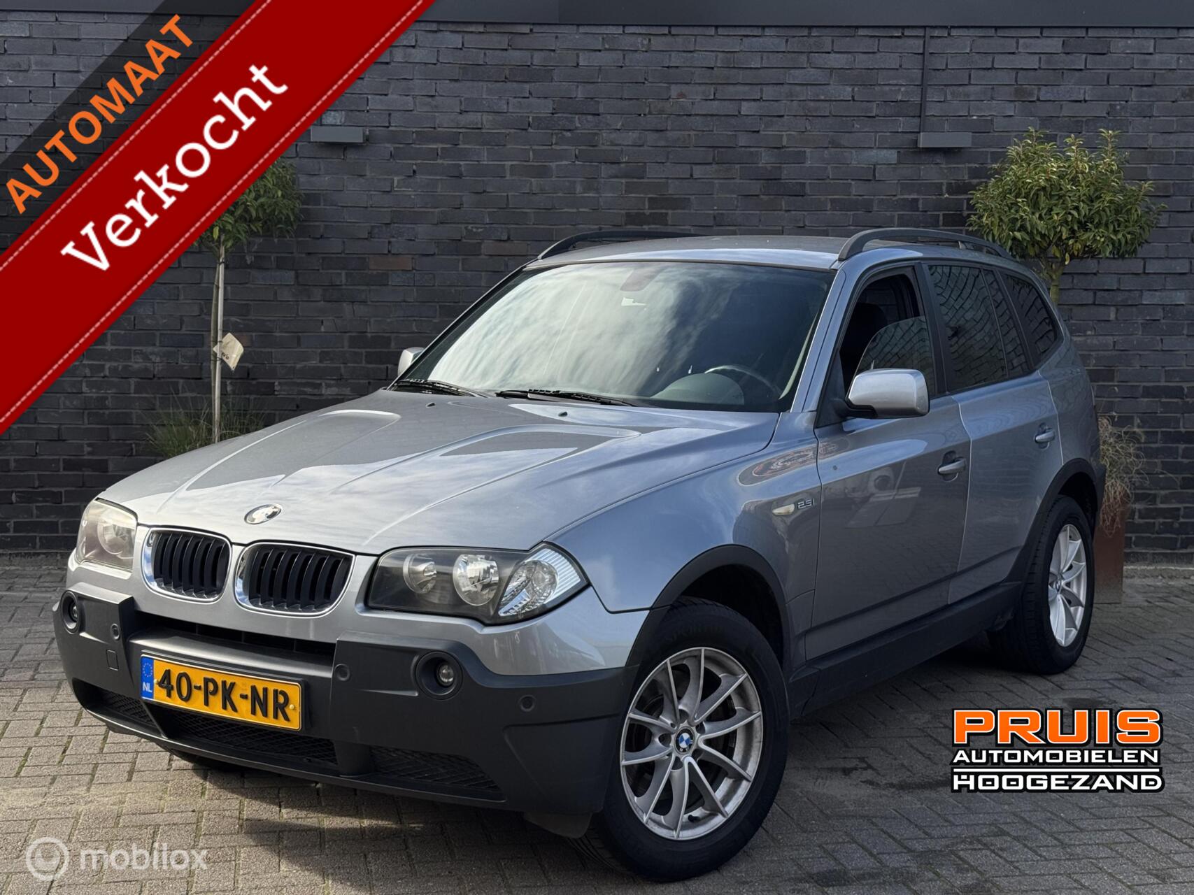 BMW X3 2.5i -AUT- Apk (27-09-2025) *INRUIL MOGELIJK* 2004 - voorkant