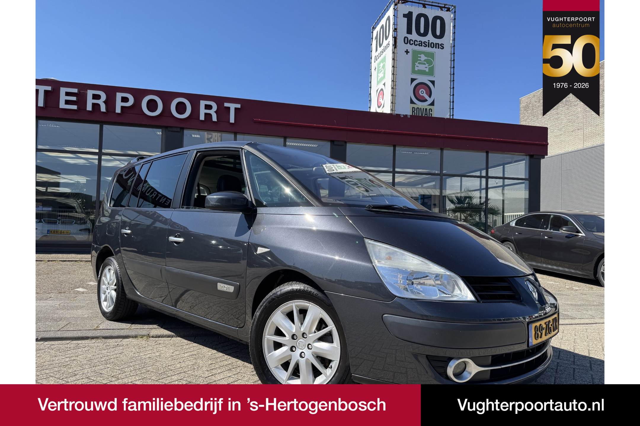 Renault Espace 2.0T 170pk Dynamique/Automaat/7-Persoons/Pano-dak/ 148.000km 2008 - voorkant