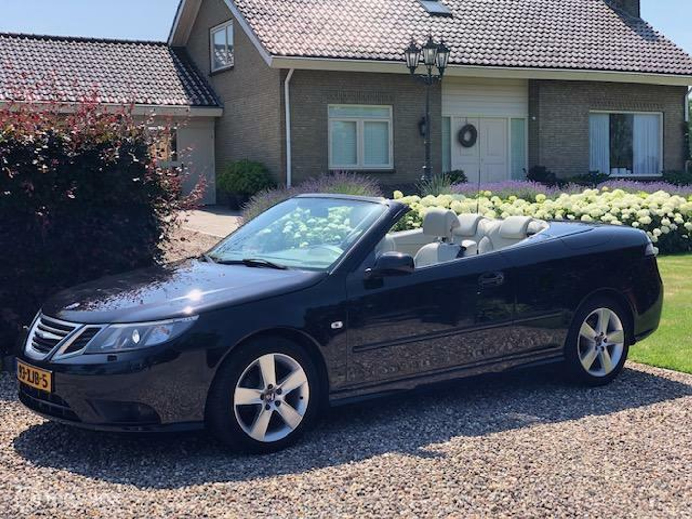 Saab 9-3 Cabrio 1.8t Vector/BTW-AUTO/GROOT NAV/LEDER/XENON 2009 - voorkant