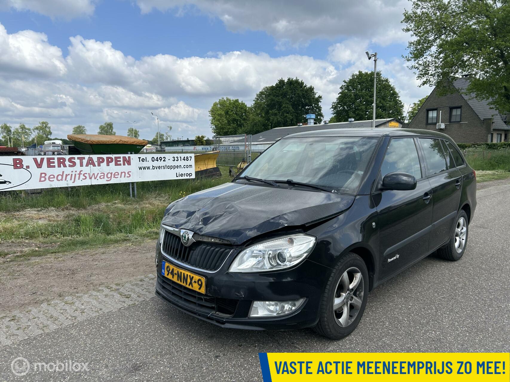 Skoda Fabia Combi 1.2 TDI Greenline 2010 - voorkant