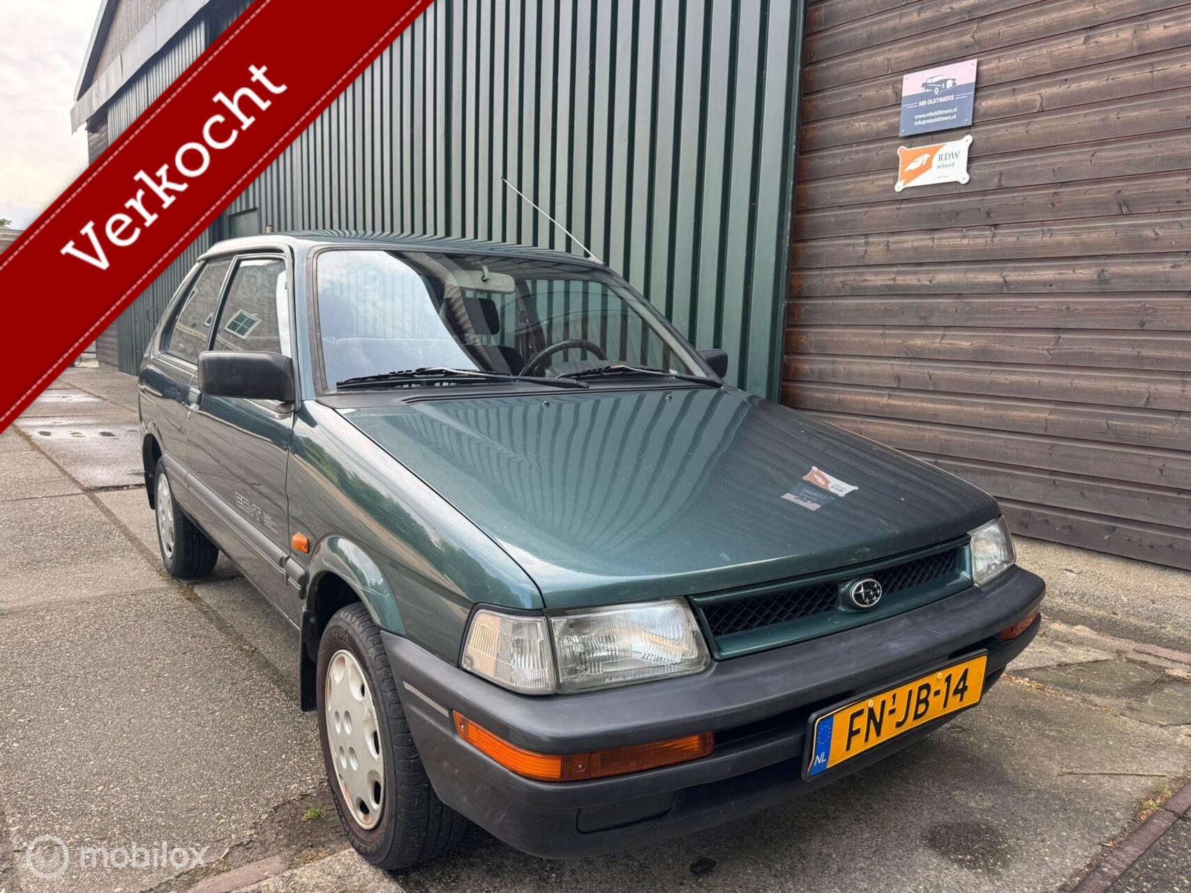 Subaru Justy 1.2 S II EVCT Automaat APK 2027! 1992 - voorkant