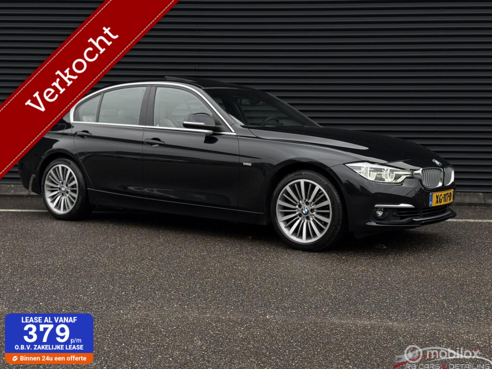 BMW 3-serie 320i Luxury Edition, Dakraam, Leder, Carplay 2019 - voorkant