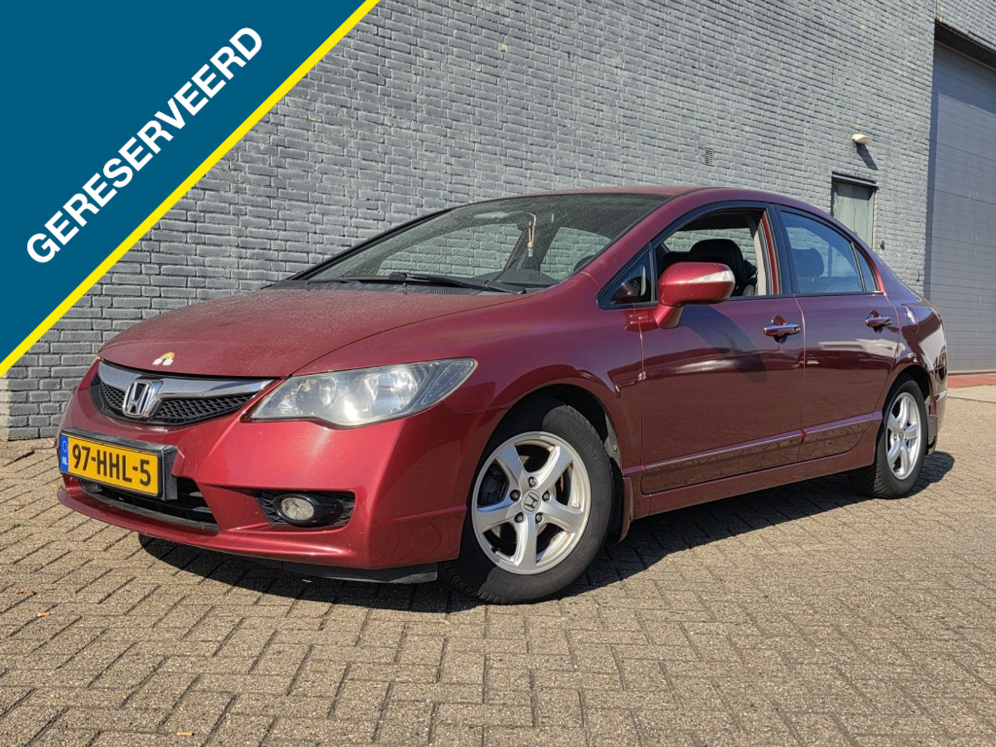 Honda Civic 4dr Hybrid 1.3 Hybrid Automaat Leer/Airco ✅ 2008 - voorkant