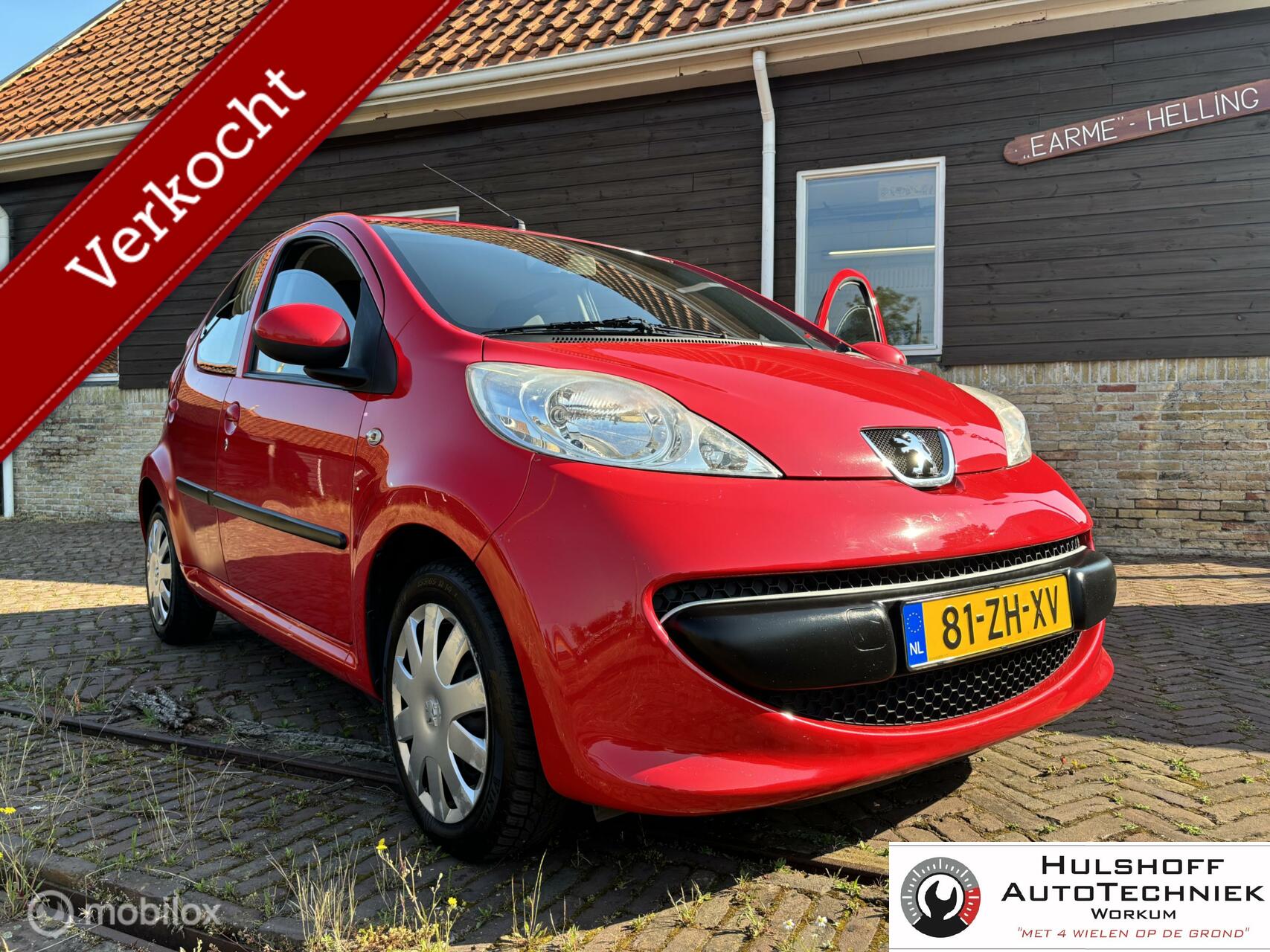 Peugeot 107 1.0-12V XS/NL-AUTO/NAP/STUURBEKR./ELEK.RAM 2008 - voorkant