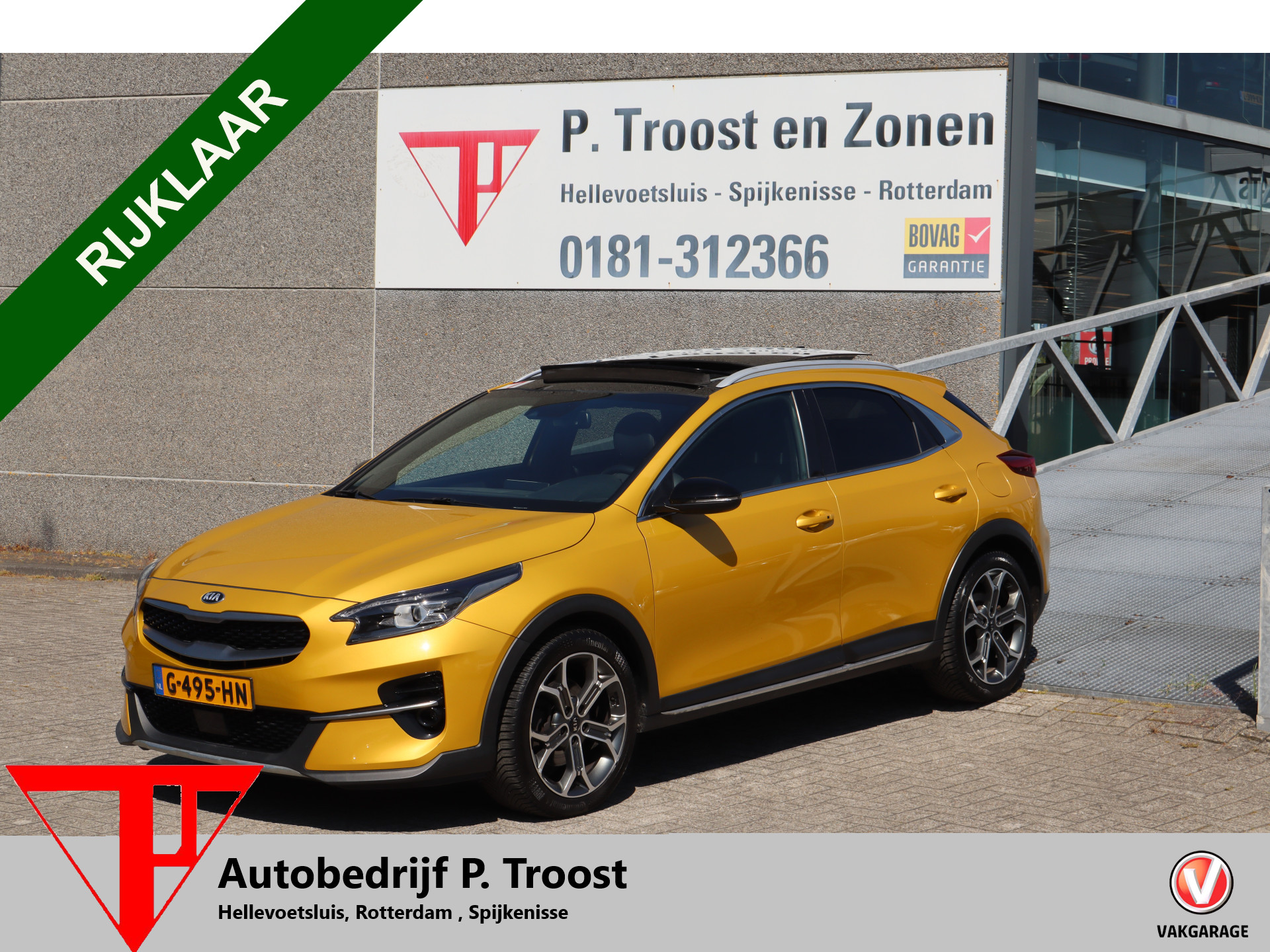 Kia Xceed 1.4 T-GDi DynamicPlusLine Panoramadak!Stuurverwarming/Stoelverwarming/Lane assist/Adaptieve cruise control/Apple carplay/Achteruitrijcamera/Navigatie/DAB/ 2019 - voorkant