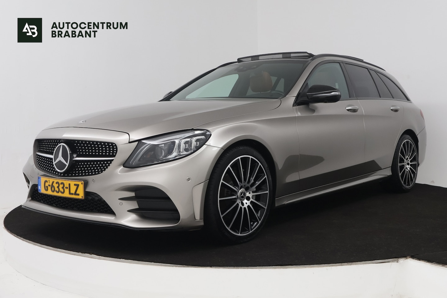 Mercedes-Benz C-klasse 200 Premium Plus Pack (PANORAMADAK, CAMERA, STOELVERWARMING, ELEKTR STOELEN, NAVIGATIE) 2019 - voorkant