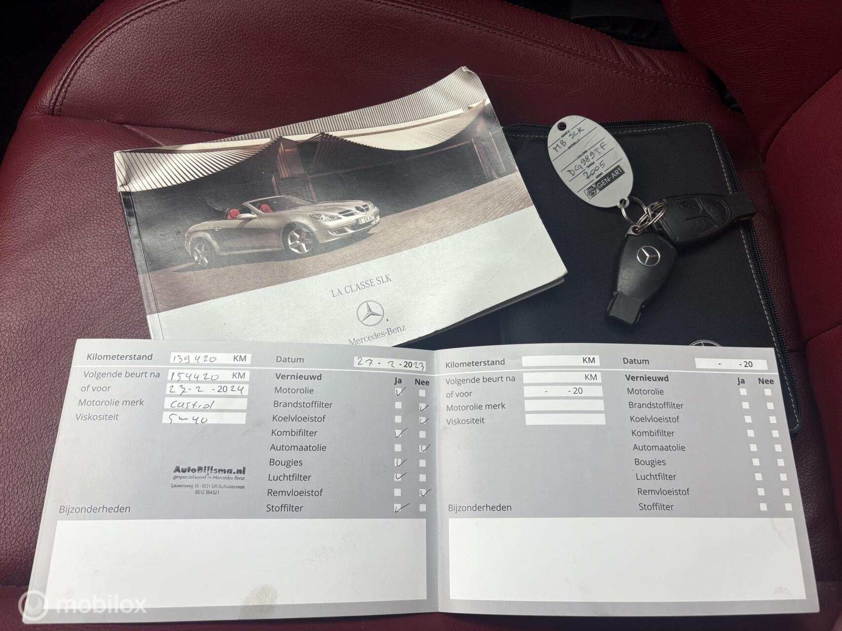 Foto van Mercedes-Benz SLK 200 Kompressor