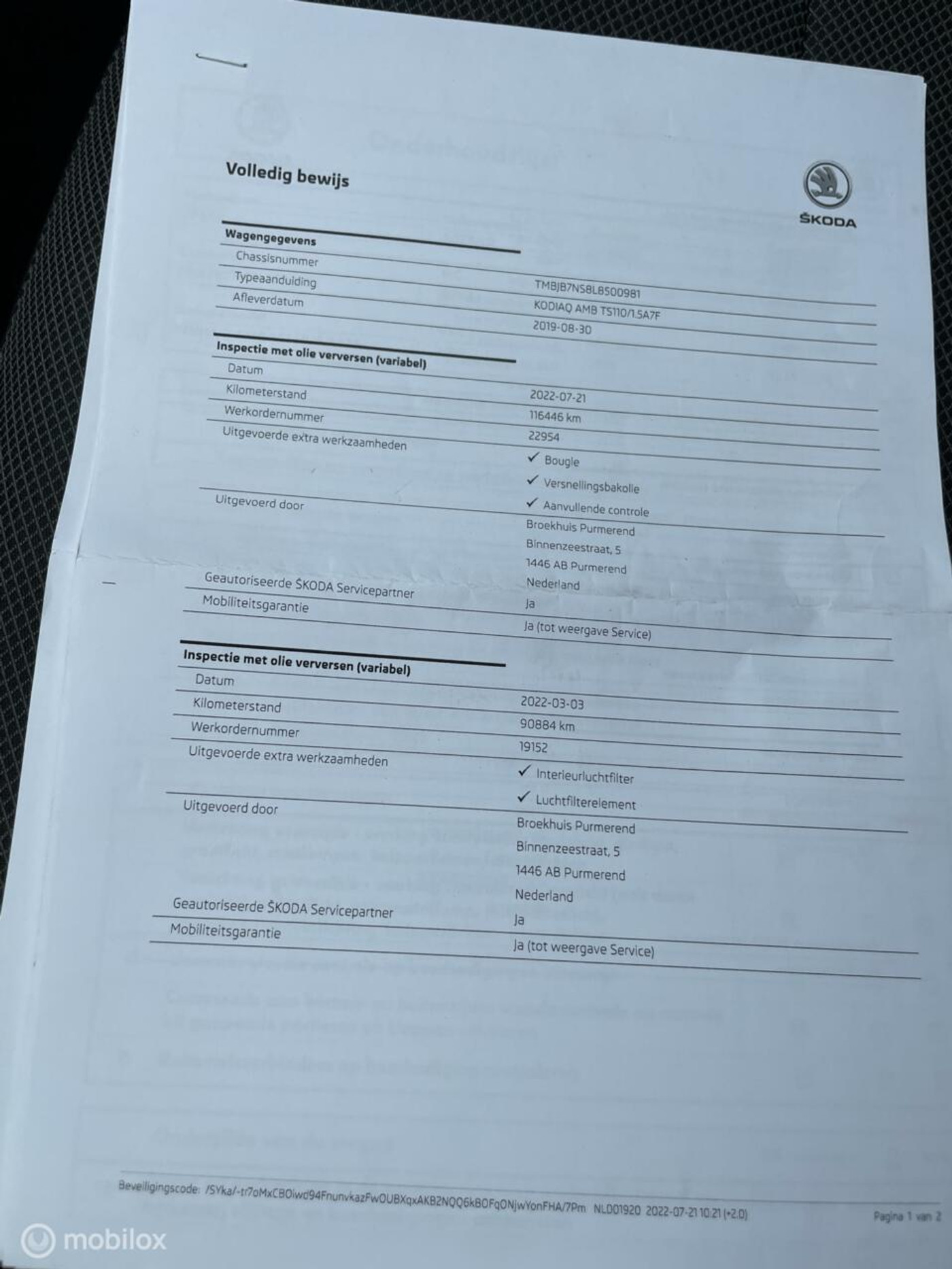 Foto van Skoda Kodiaq