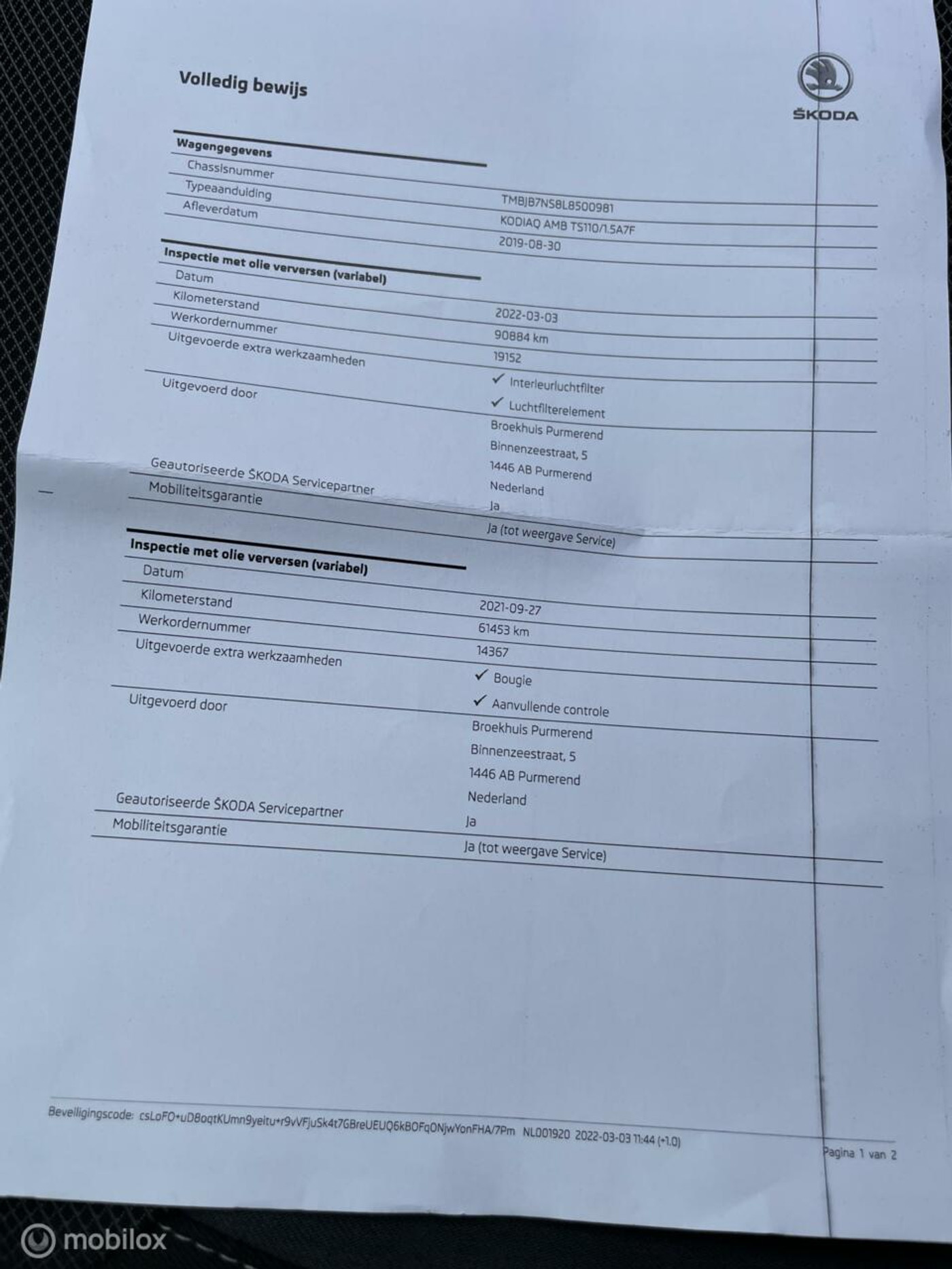 Foto van Skoda Kodiaq
