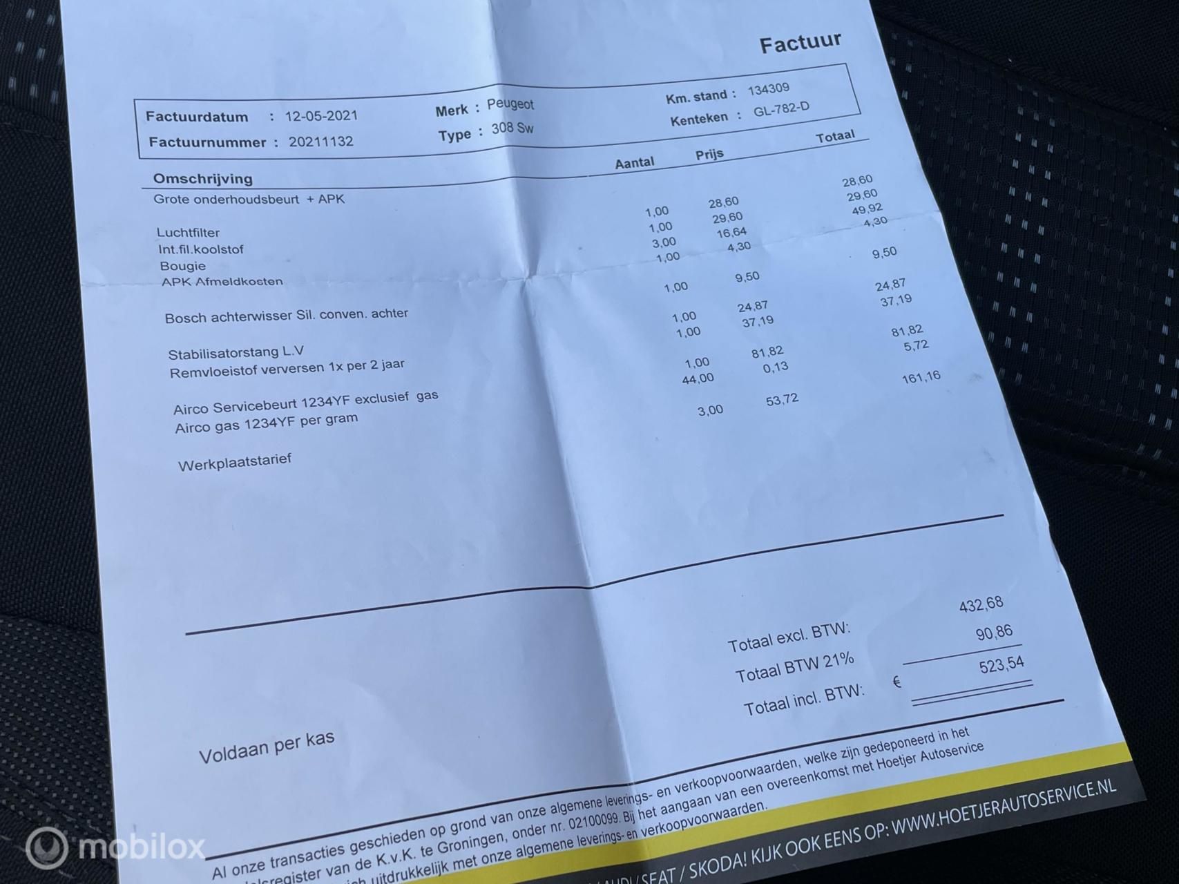 Foto van Peugeot 308 SW