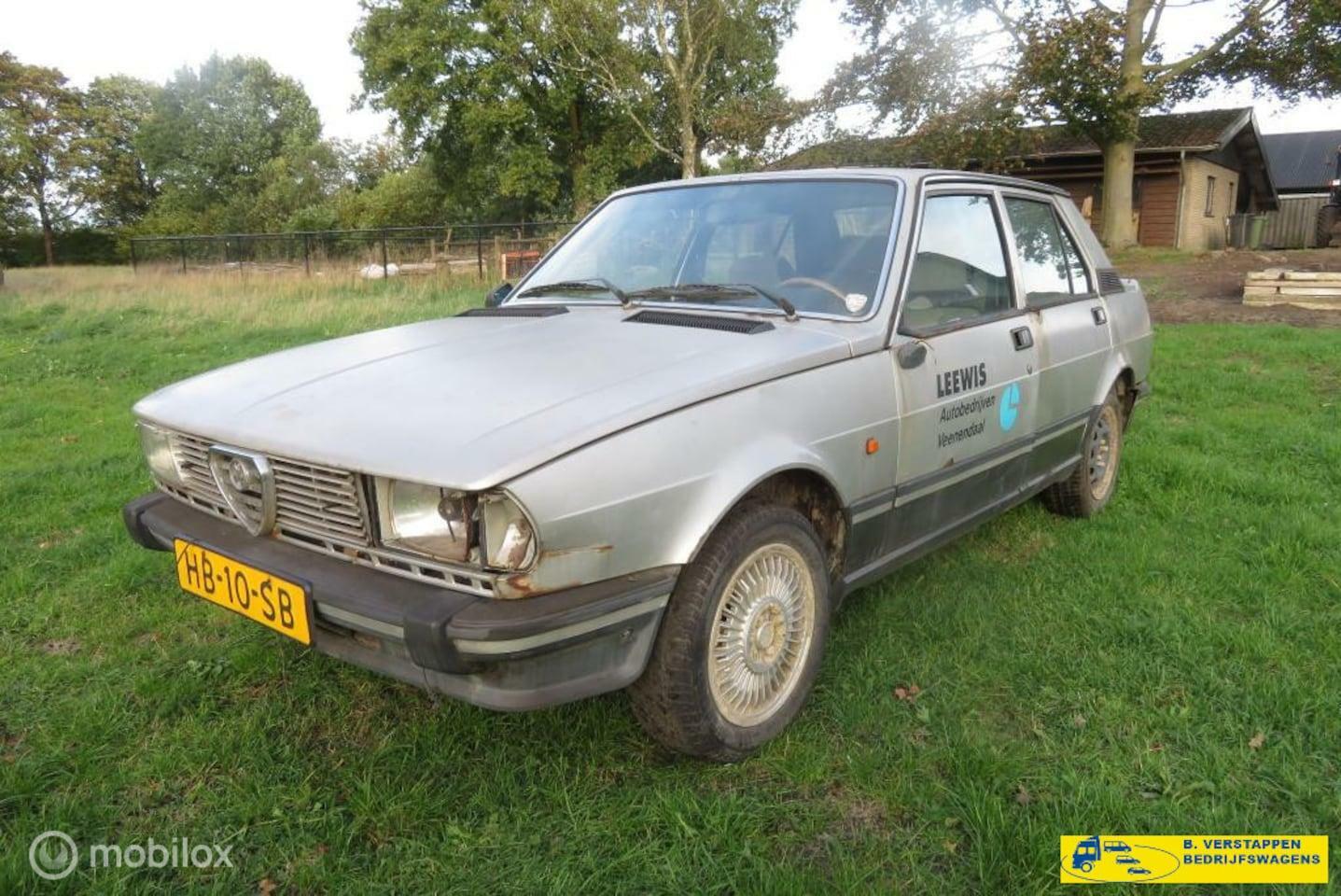 Alfa Romeo Giulietta GIULIETTA 2.0 1981 - voorkant
