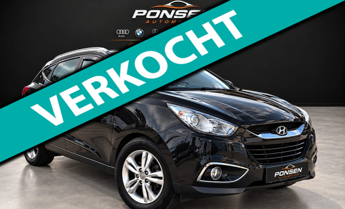 Hyundai Ix35 2.0i Style  navi/clima control/half leder/ cruise control/ 2011 - voorkant